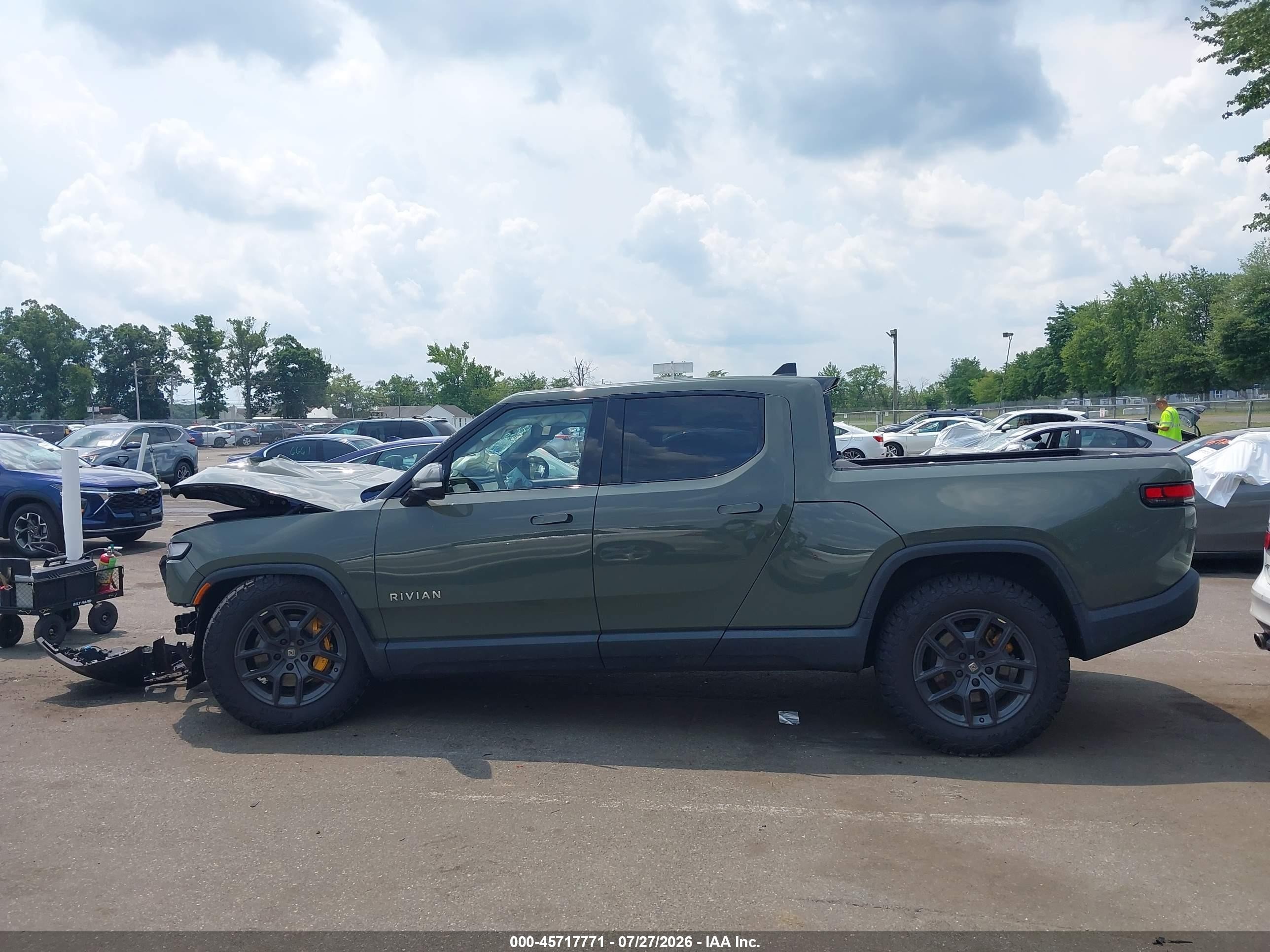 2022 Rivian R1t Launch Edition Green vin: 7FCTGAAL6NN002444
