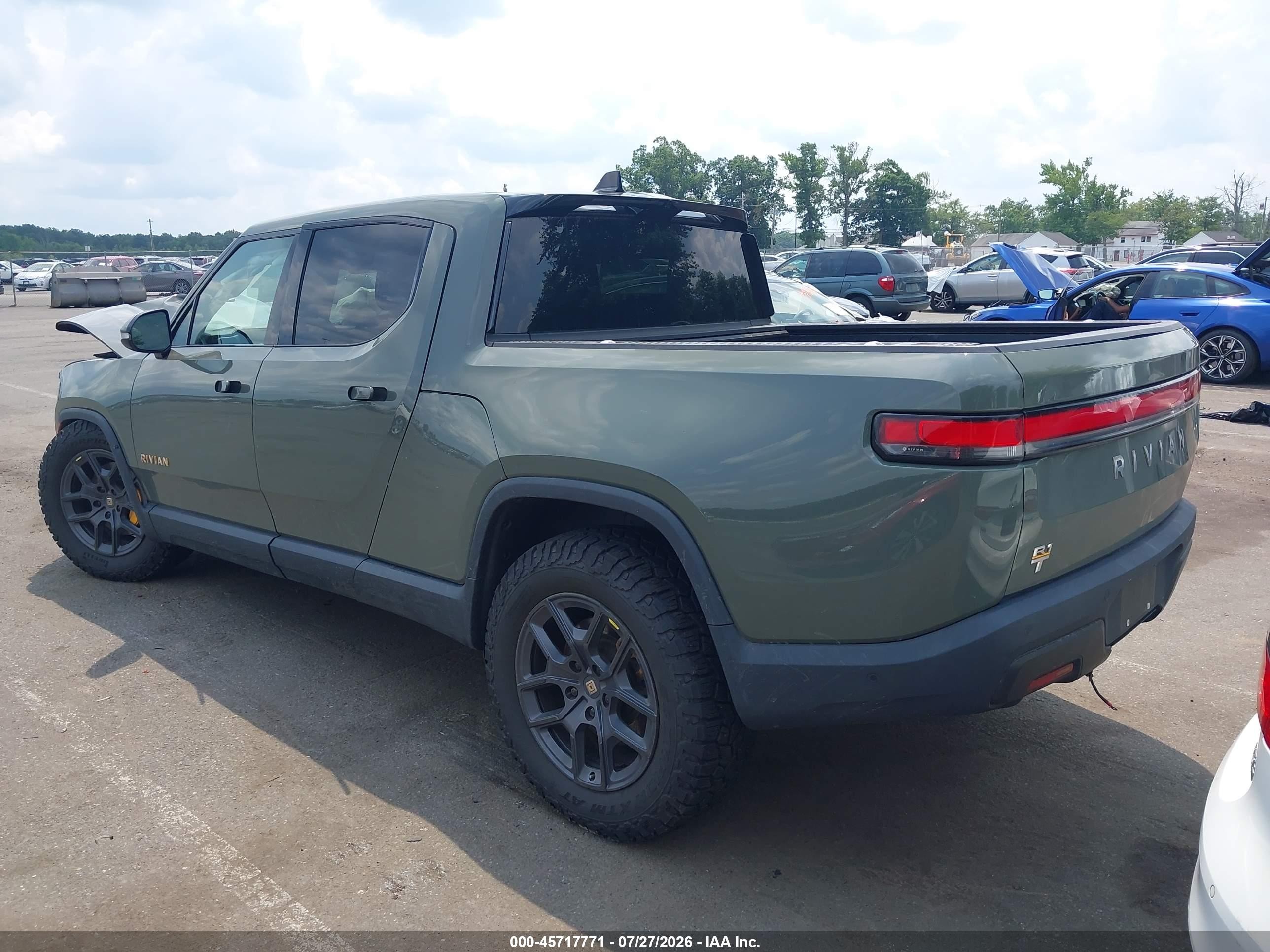 2022 Rivian R1t Launch Edition Green vin: 7FCTGAAL6NN002444