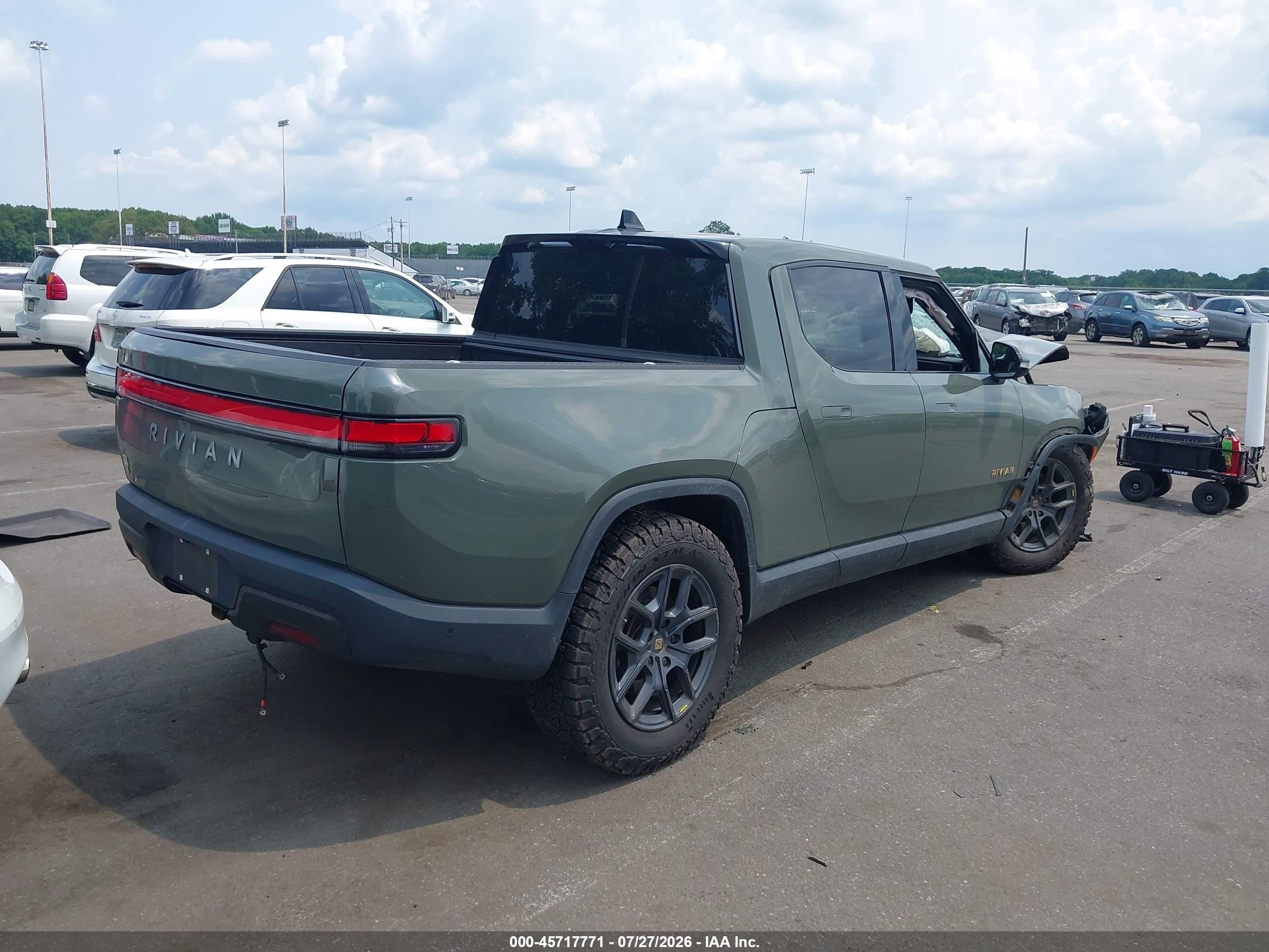2022 Rivian R1t Launch Edition Green vin: 7FCTGAAL6NN002444
