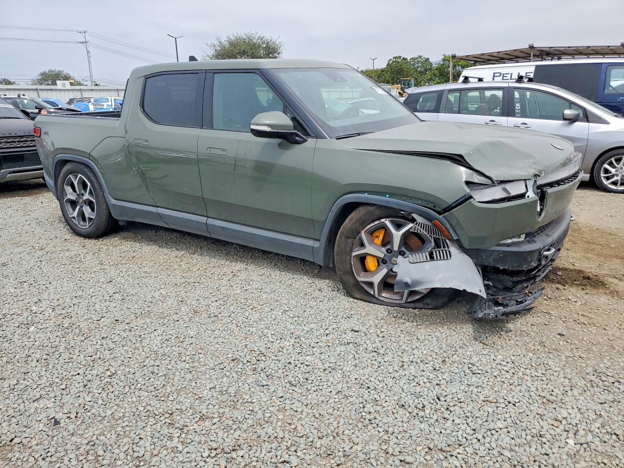 2022 Rivian R1t Launch Edition Green vin: 7FCTGAAL9NN004110
