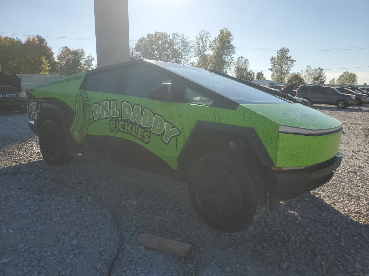 2024 Tesla Cybertruck Зеленый vin: 7G2CEHED1RA048818