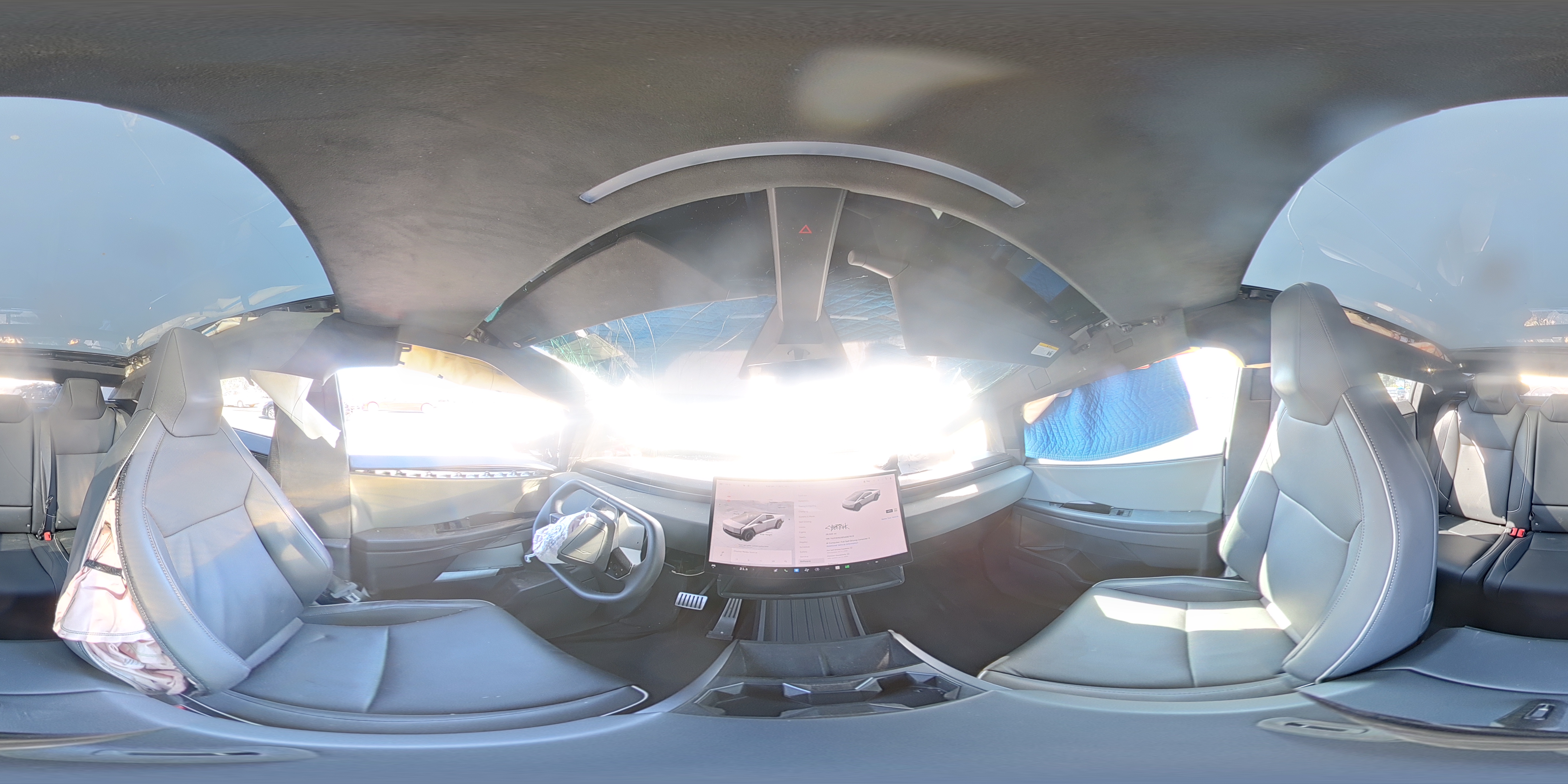 2025 Tesla Cybertruck Silver vin: 7G2CEHED9SA067915