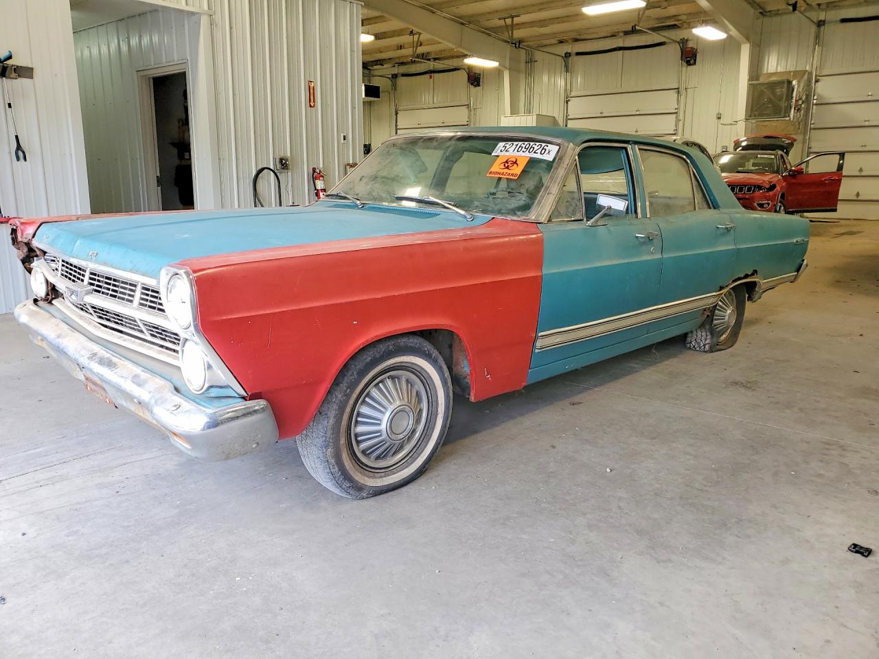 1967 Ford Fairlane Blue vin: 7H34C223089