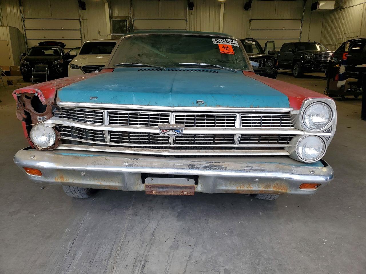 1967 Ford Fairlane Blue vin: 7H34C223089