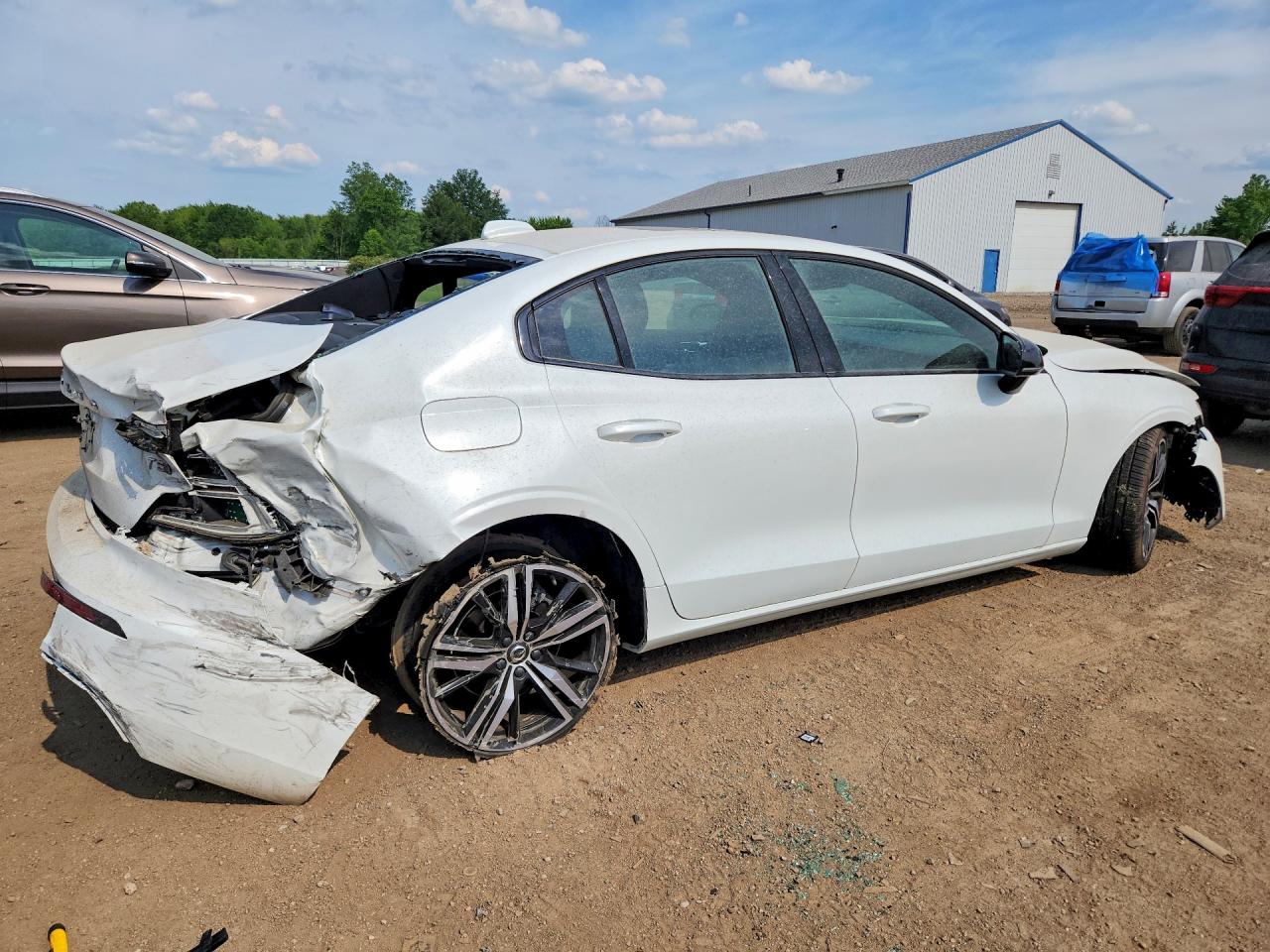 2021 Volvo S60 T5 R-design White vin: 7JR102TM1MG108558