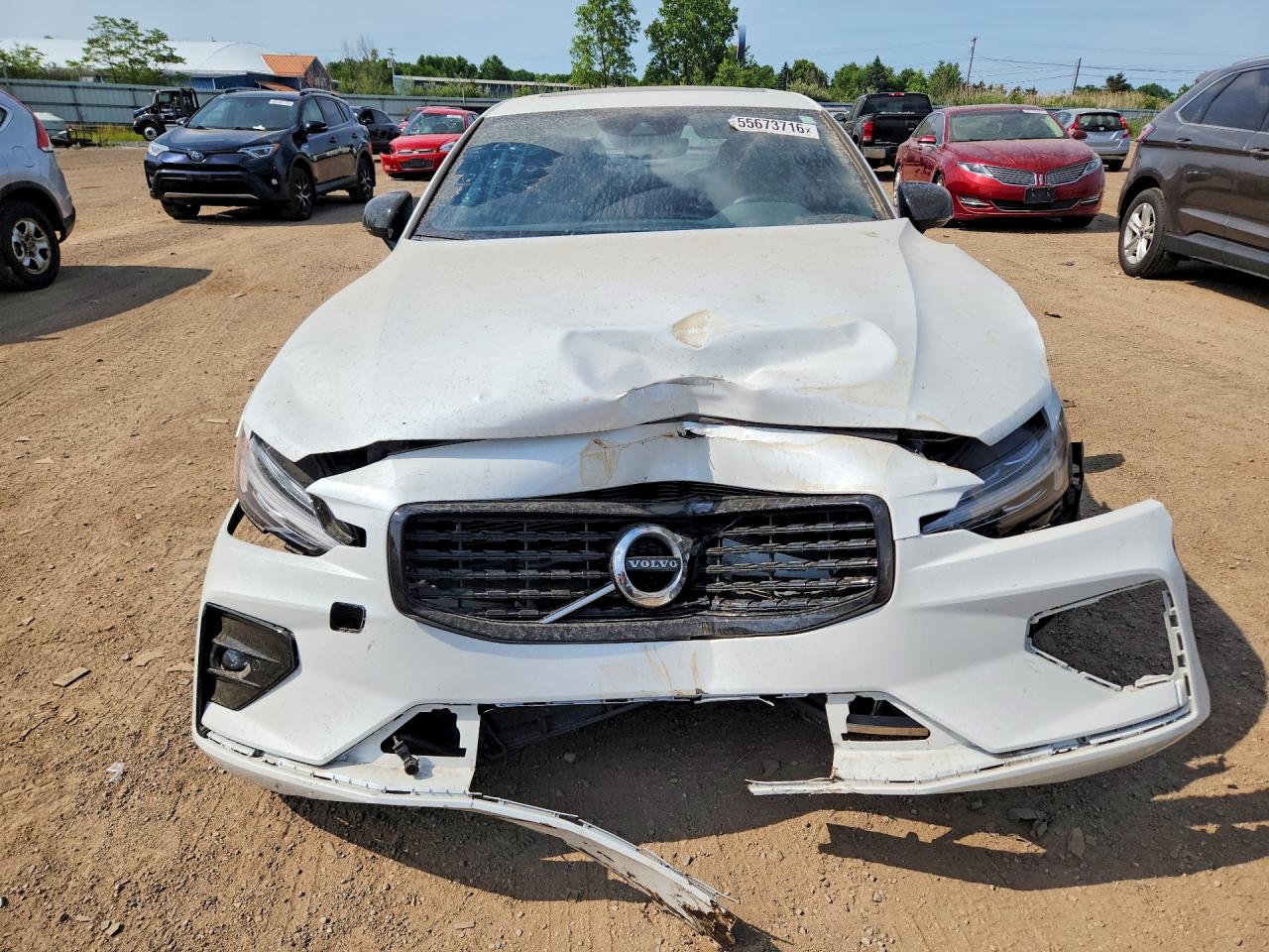 2021 Volvo S60 T5 R-design White vin: 7JR102TM1MG108558