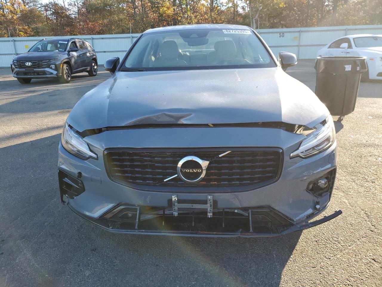 2022 Volvo S60 B5 Momentum Silver vin: 7JRL12FZ3NG179288