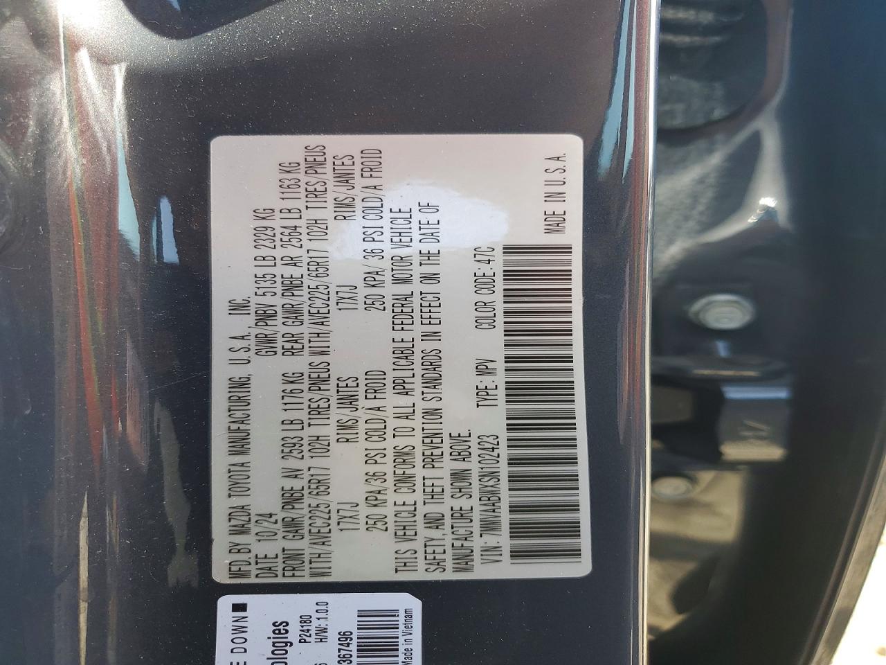 2025 Mazda Cx-50 Preferred Gray vin: 7MMVAABWXSN102423