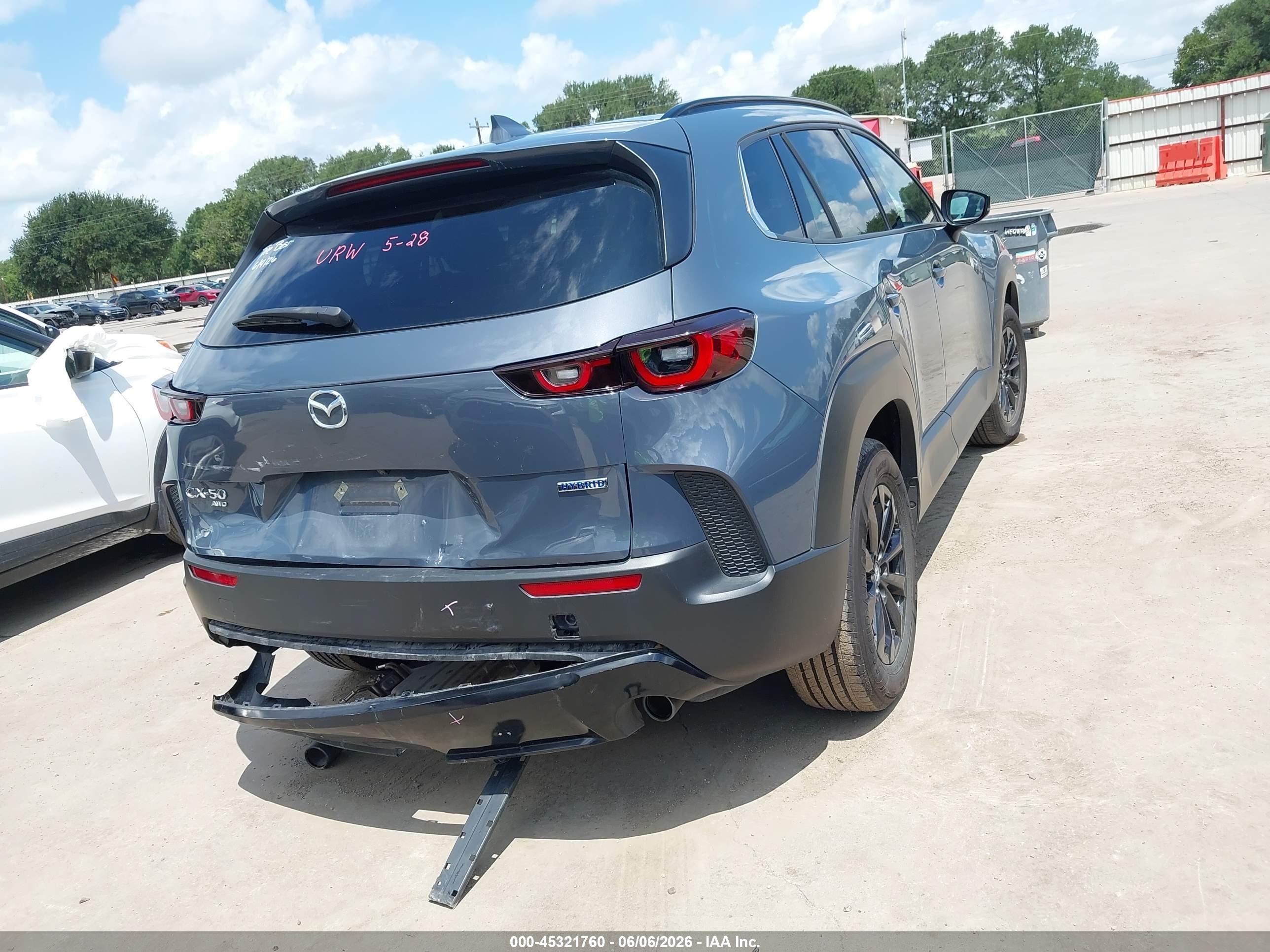 2025 Mazda Cx-50 Hybrid Premium Package Blue vin: 7MMVAADW0SN132723
