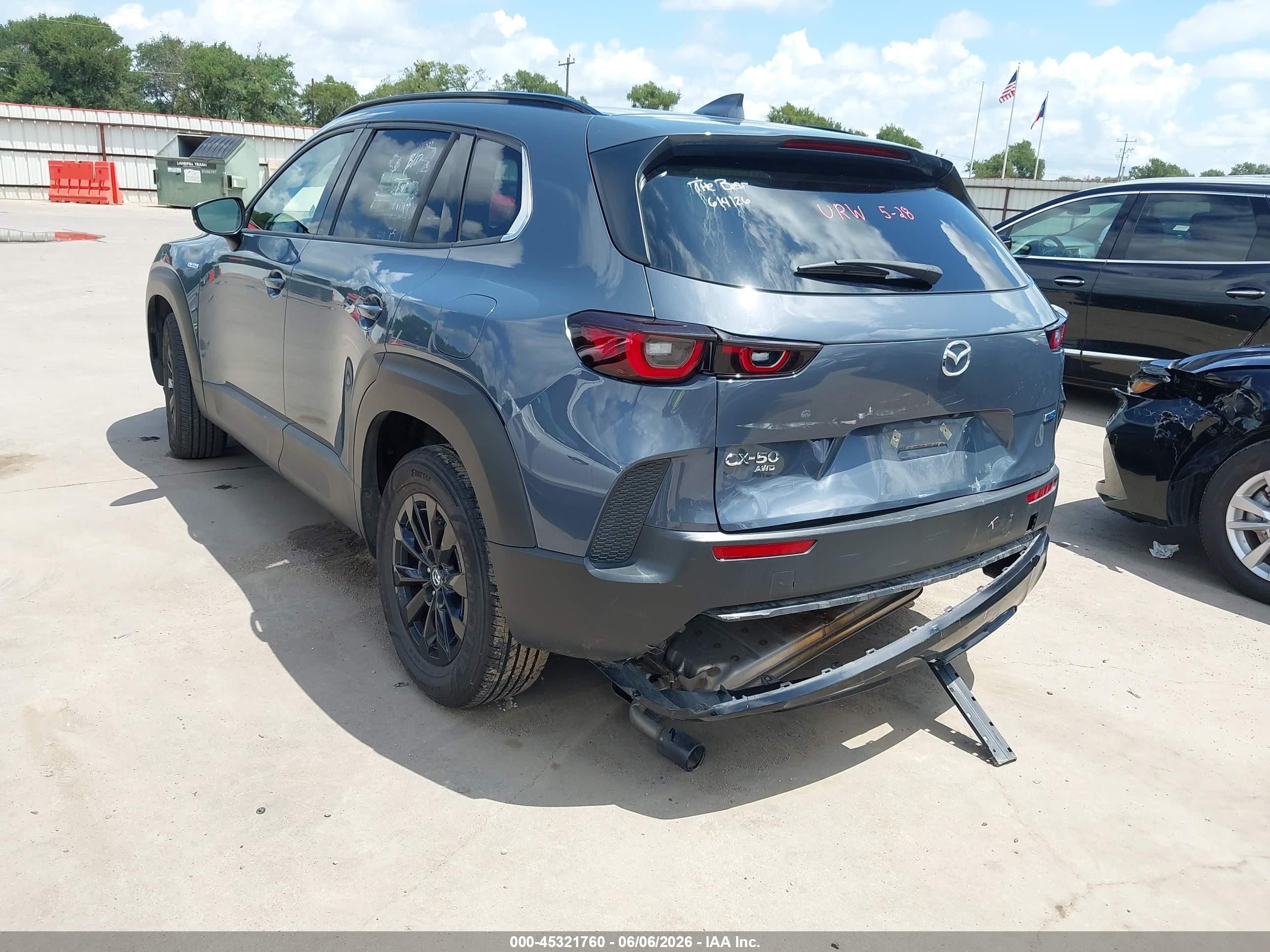2025 Mazda Cx-50 Hybrid Premium Package Blue vin: 7MMVAADW0SN132723