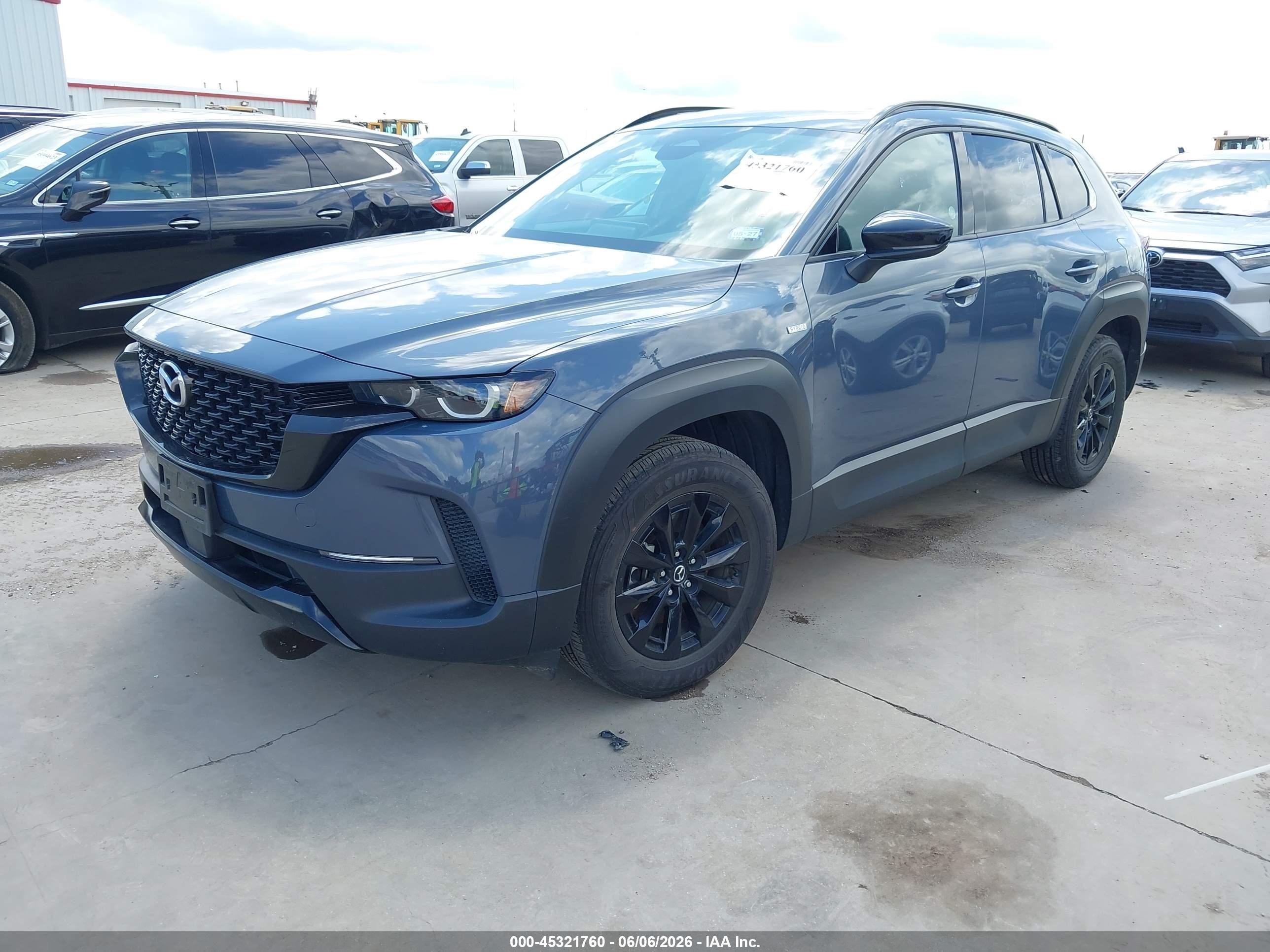 2025 Mazda Cx-50 Hybrid Premium Package Blue vin: 7MMVAADW0SN132723