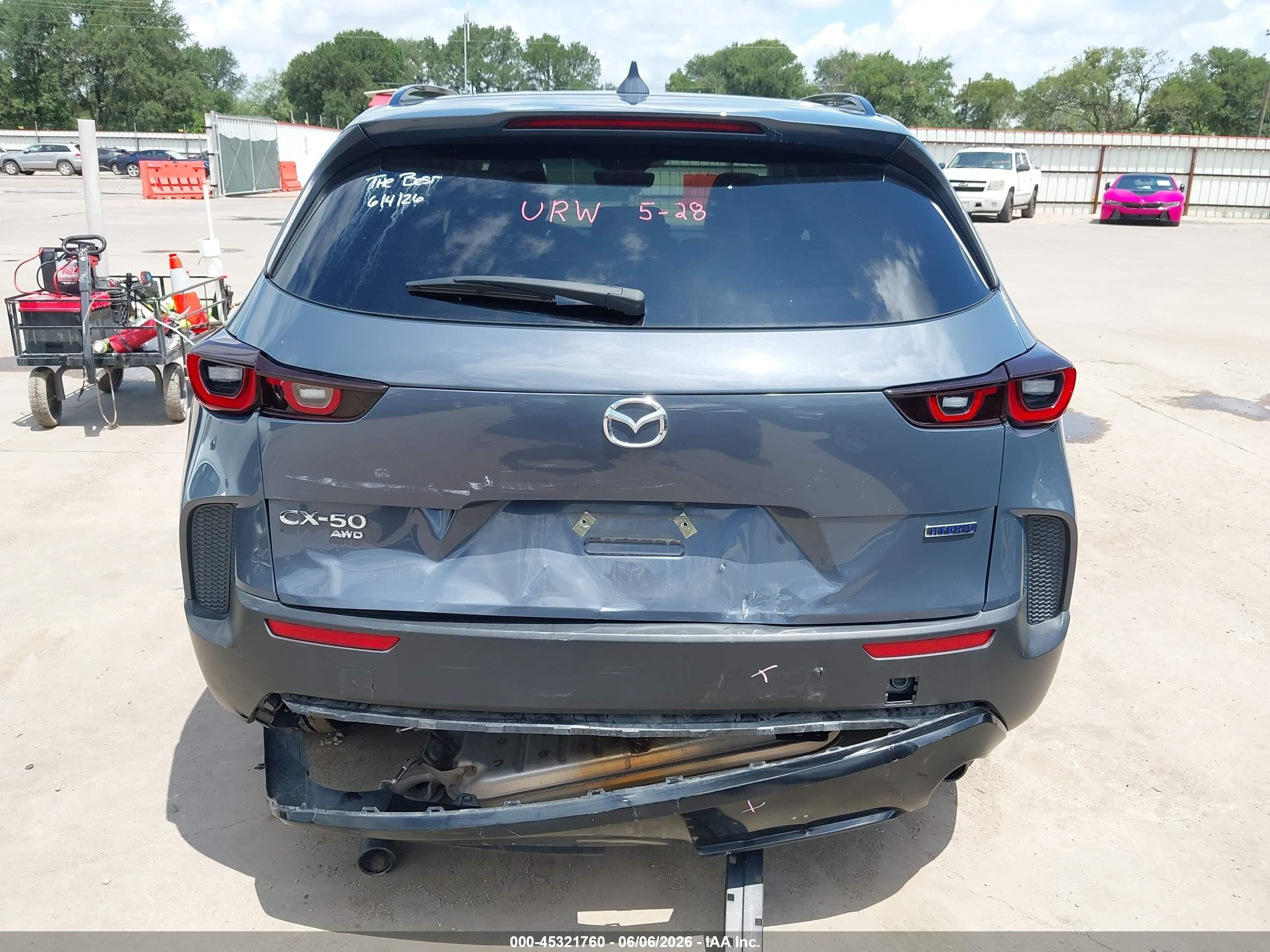 2025 Mazda Cx-50 Hybrid Premium Package Blue vin: 7MMVAADW0SN132723
