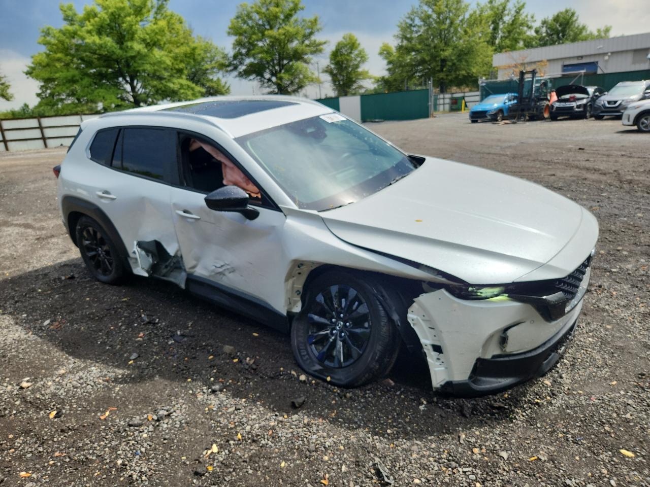 2026 Mazda Cx-50 Preferred White vin: 7MMVABBL1TN473385 Damage: Right Rear Door, Broken, Replacement Required