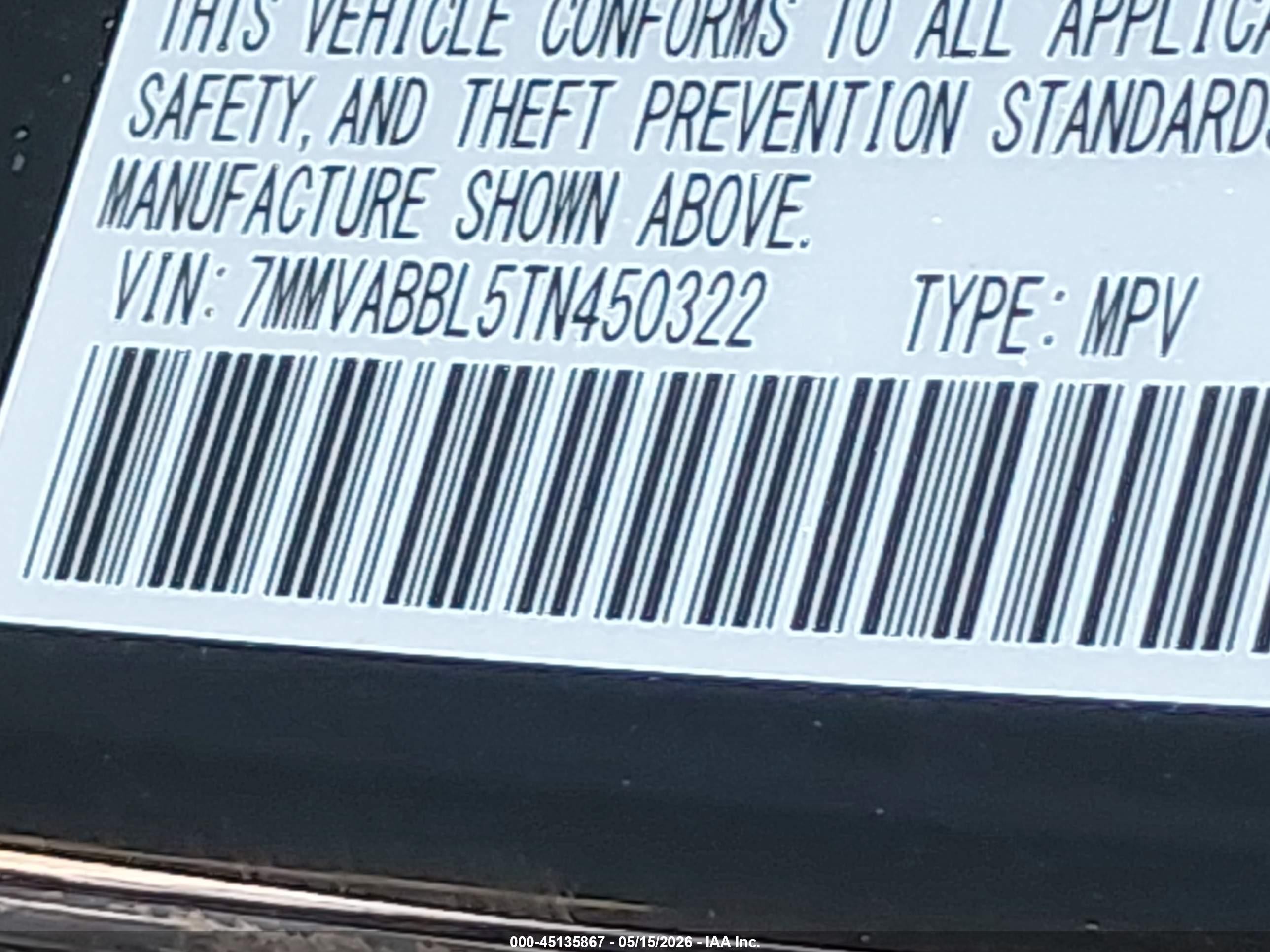 2026 Mazda Cx-50 2.5 S Preferred Black vin: 7MMVABBL5TN450322