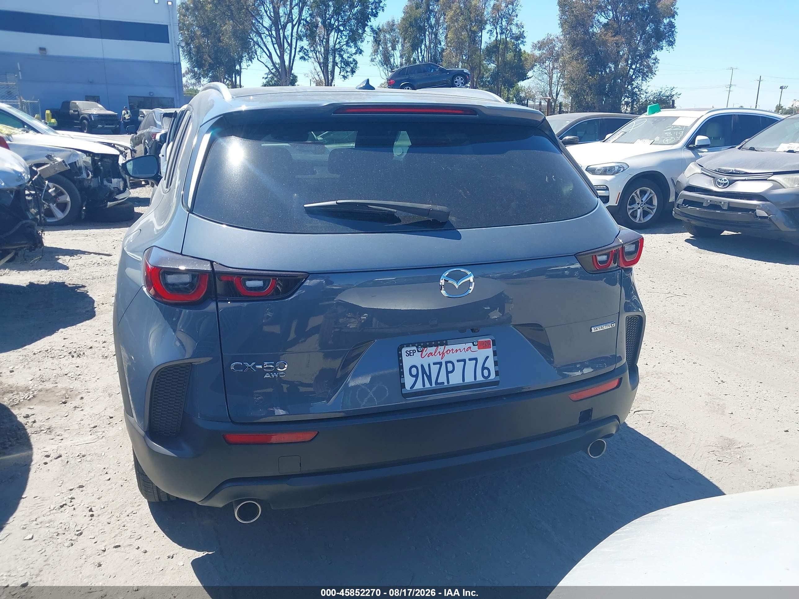 2024 Mazda Cx-50 2.5 S Premium Серый vin: 7MMVABDM0RN241522