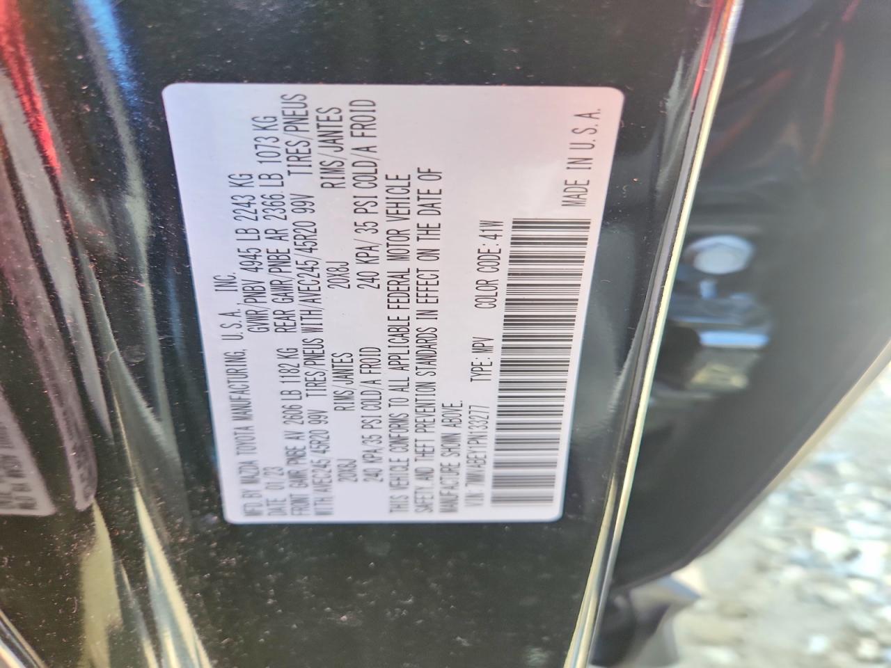 2023 Mazda Cx-50 Premium Plus Black vin: 7MMVABEY1PN133277