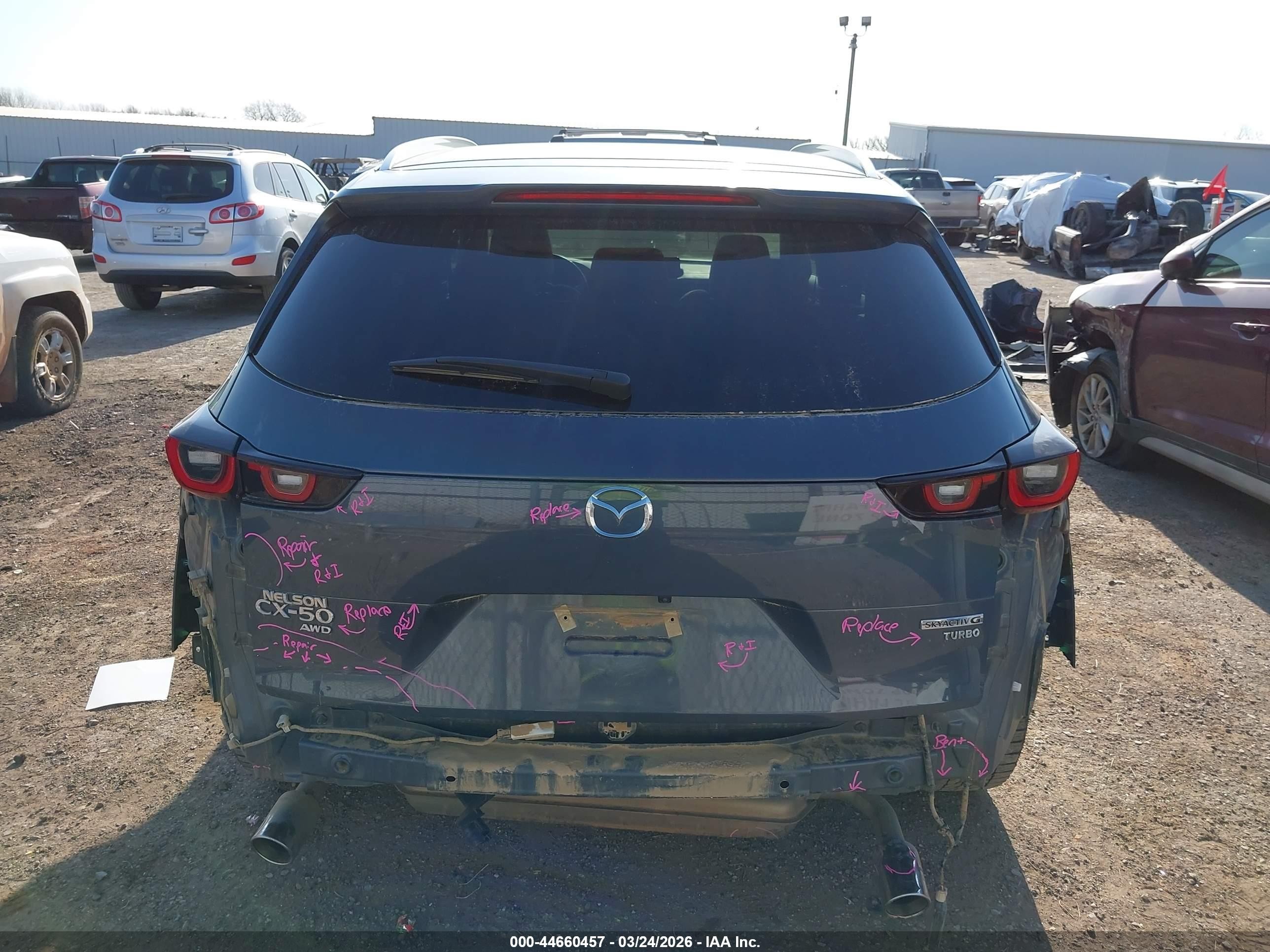 2024 Mazda Cx-50 2.5 Turbo Meridian Edition Gray vin: 7MMVABXY4RN192291