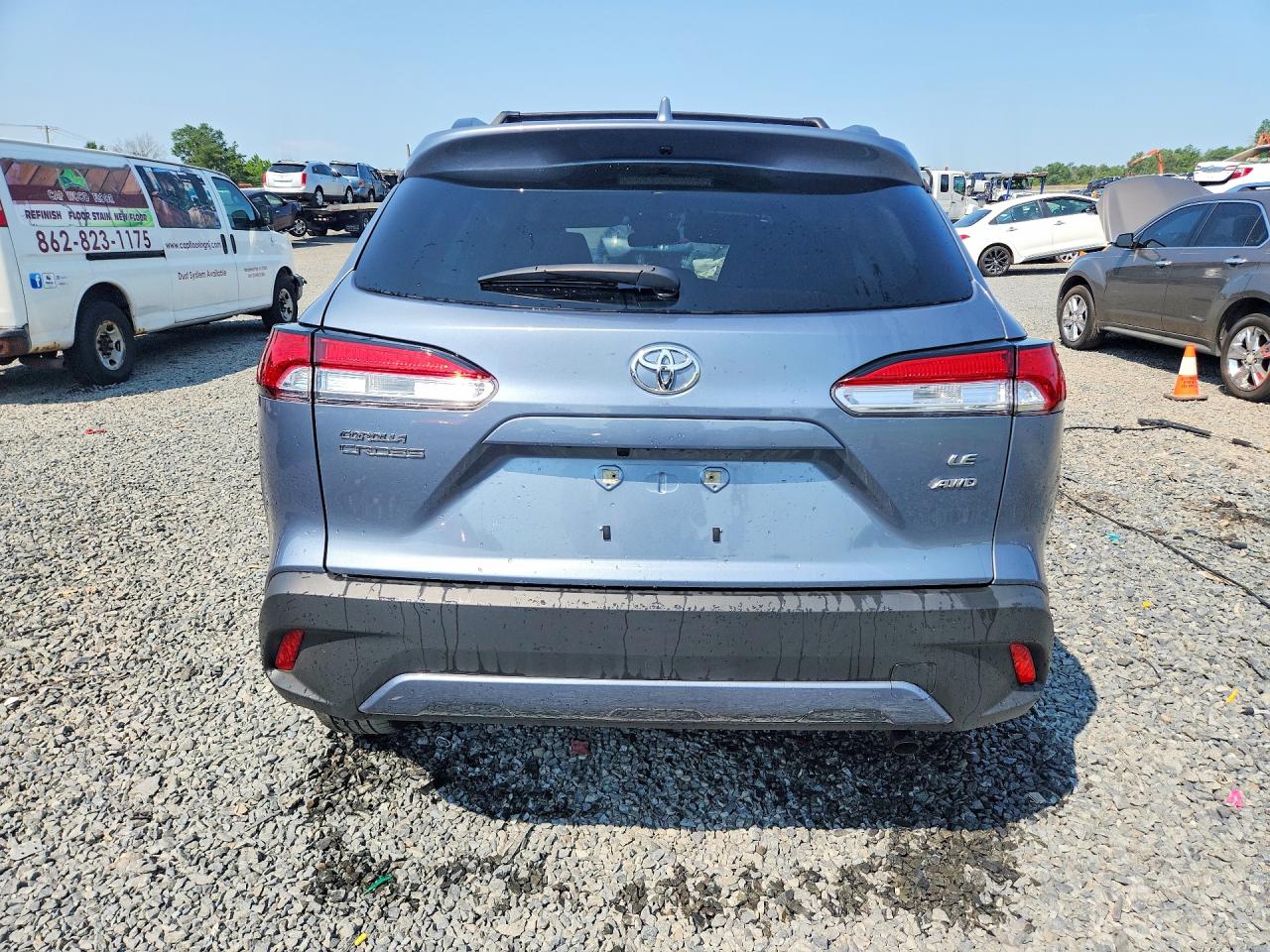 2024 Toyota Corolla Cross Le Blue vin: 7MUBAABG9RV113497