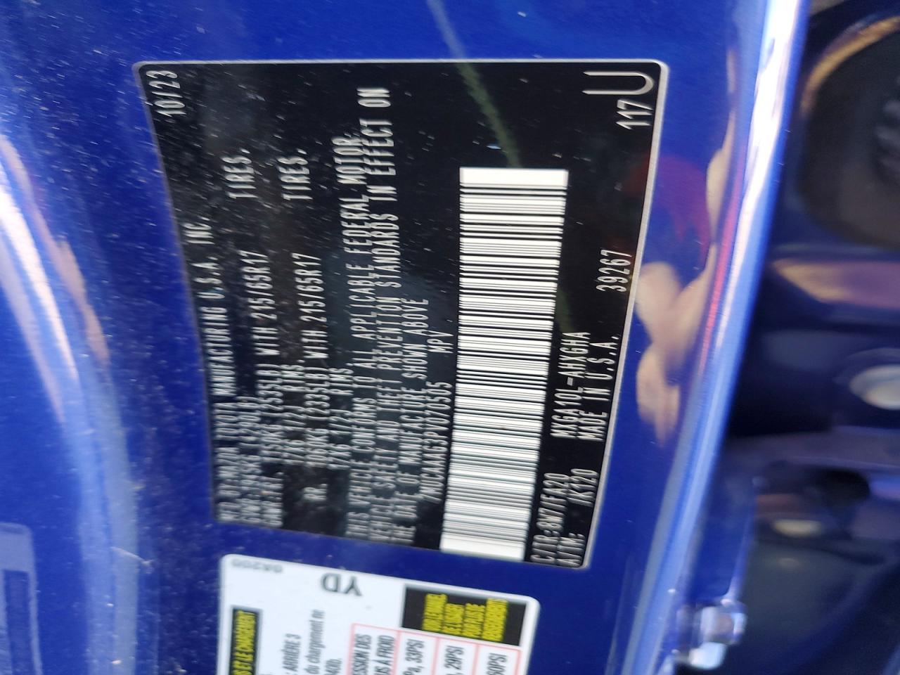 2023 Toyota Corolla Cross Le Blue vin: 7MUCAAAG3PV070505