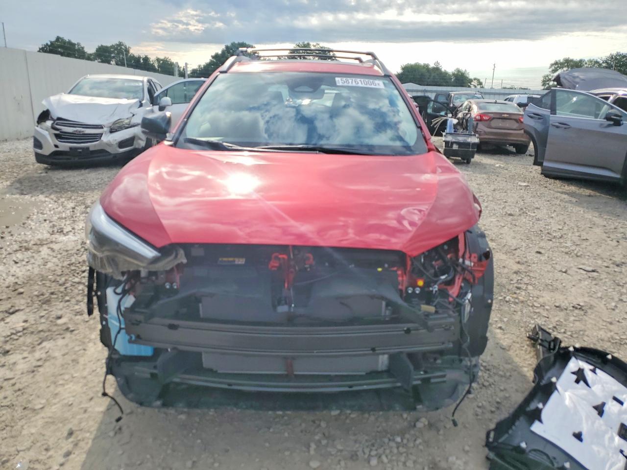 2026 Toyota Corolla Cross Xle Red vin: 7MUDAABG2TV169426