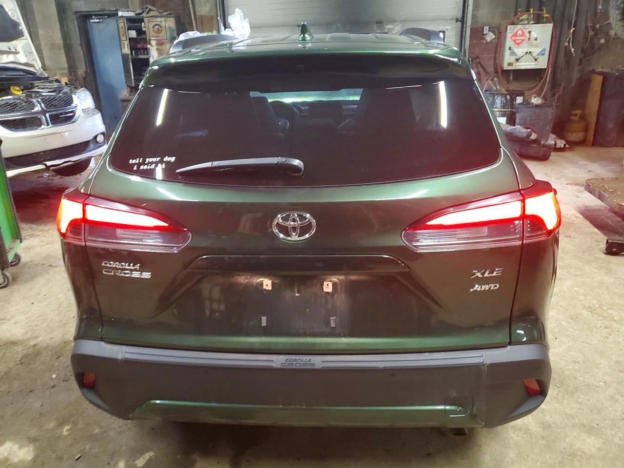 2023 Toyota Corolla Cross Xle Green vin: 7MUDAABG9PV045918