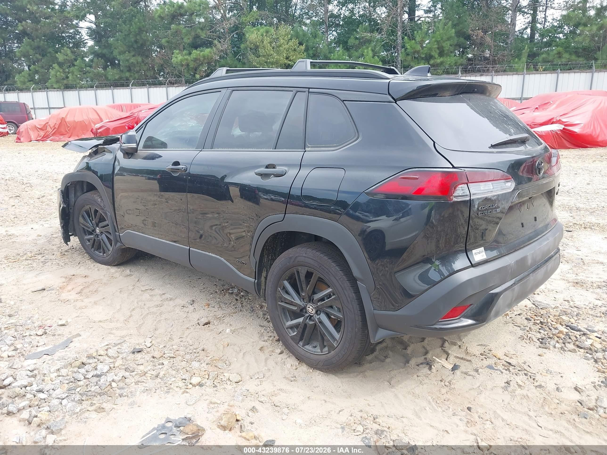 2024 Toyota Corolla Cross Hybrid Nightshade Edition Black vin: 7MUFBABG6RV033668