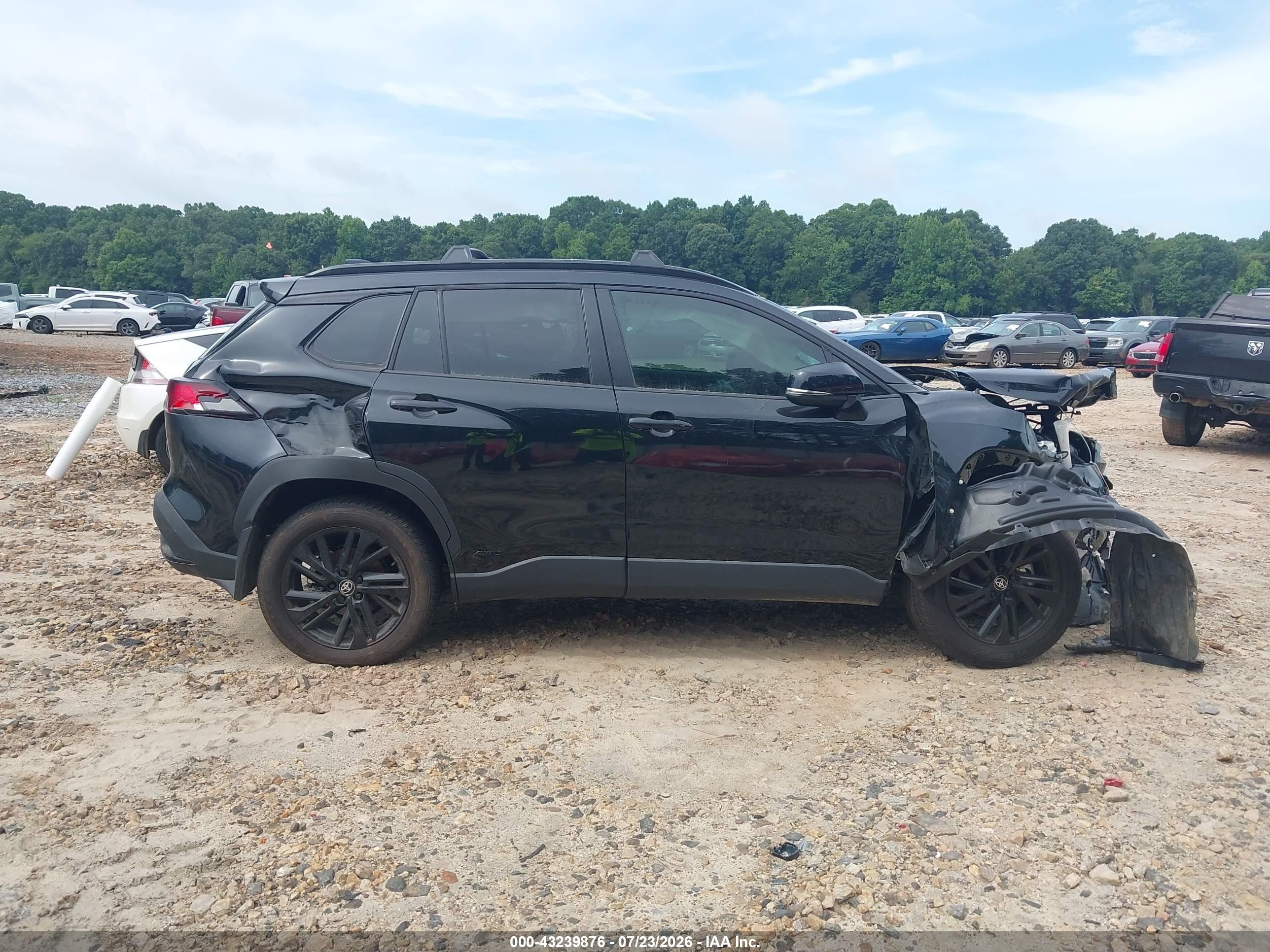 2024 Toyota Corolla Cross Hybrid Nightshade Edition Black vin: 7MUFBABG6RV033668