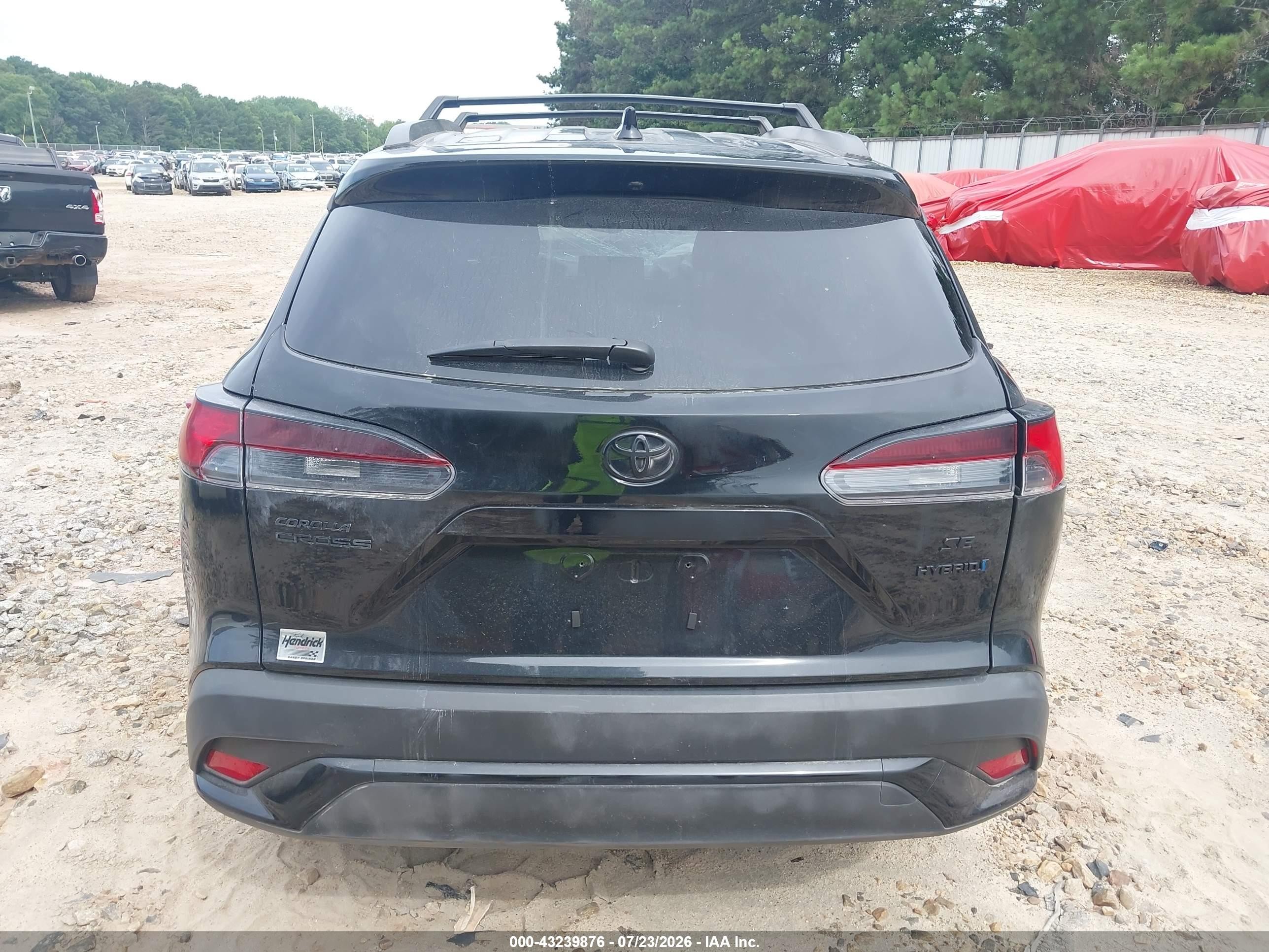2024 Toyota Corolla Cross Hybrid Nightshade Edition Black vin: 7MUFBABG6RV033668
