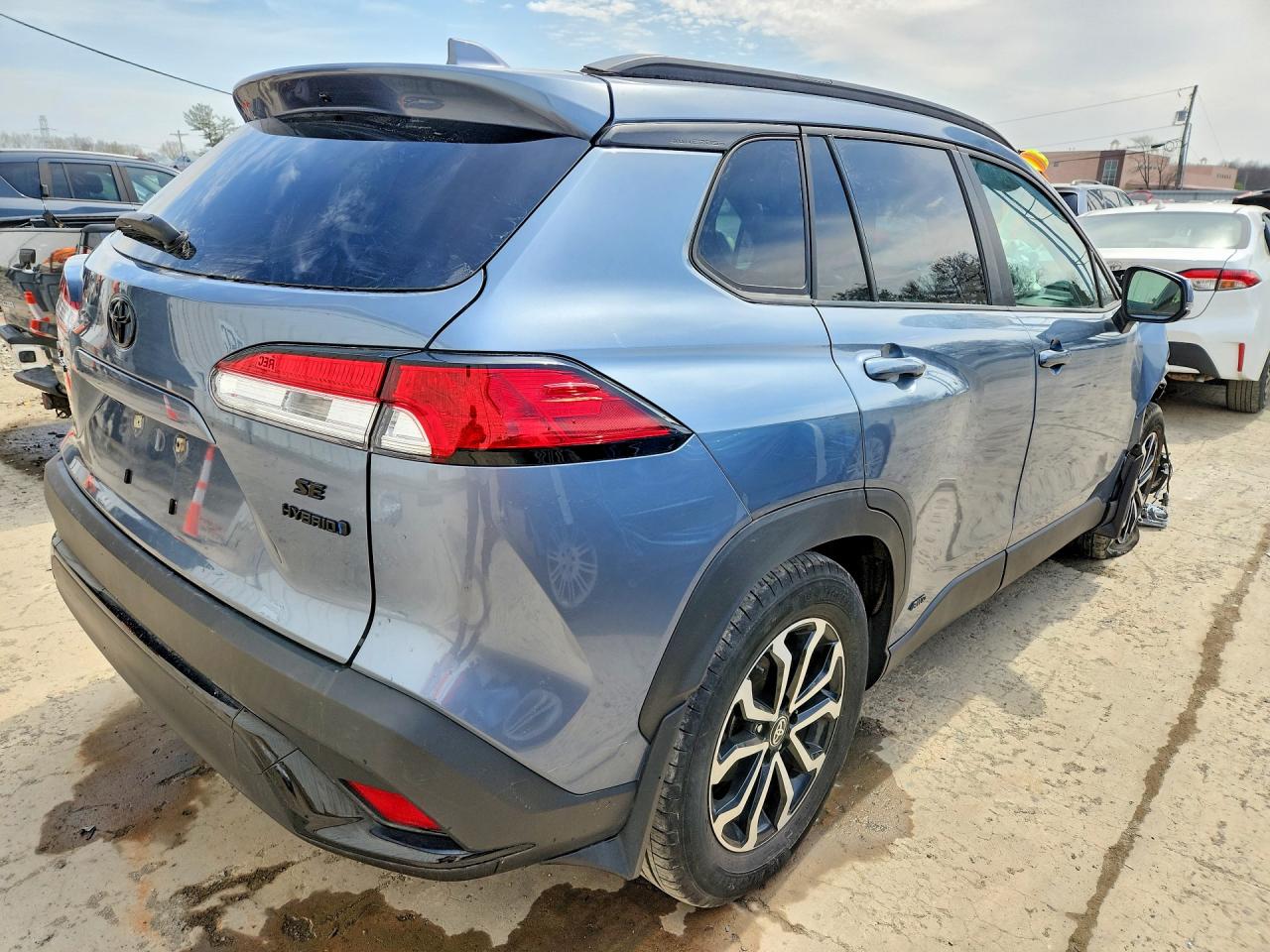 2023 Toyota Corolla Cross Hybrid Se Blue vin: 7MUFBABG9PV011841