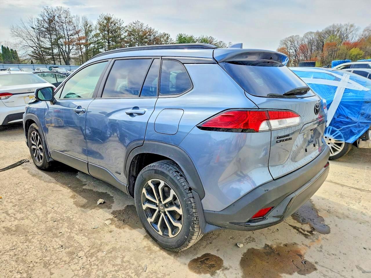 2023 Toyota Corolla Cross Hybrid Se Blue vin: 7MUFBABG9PV011841