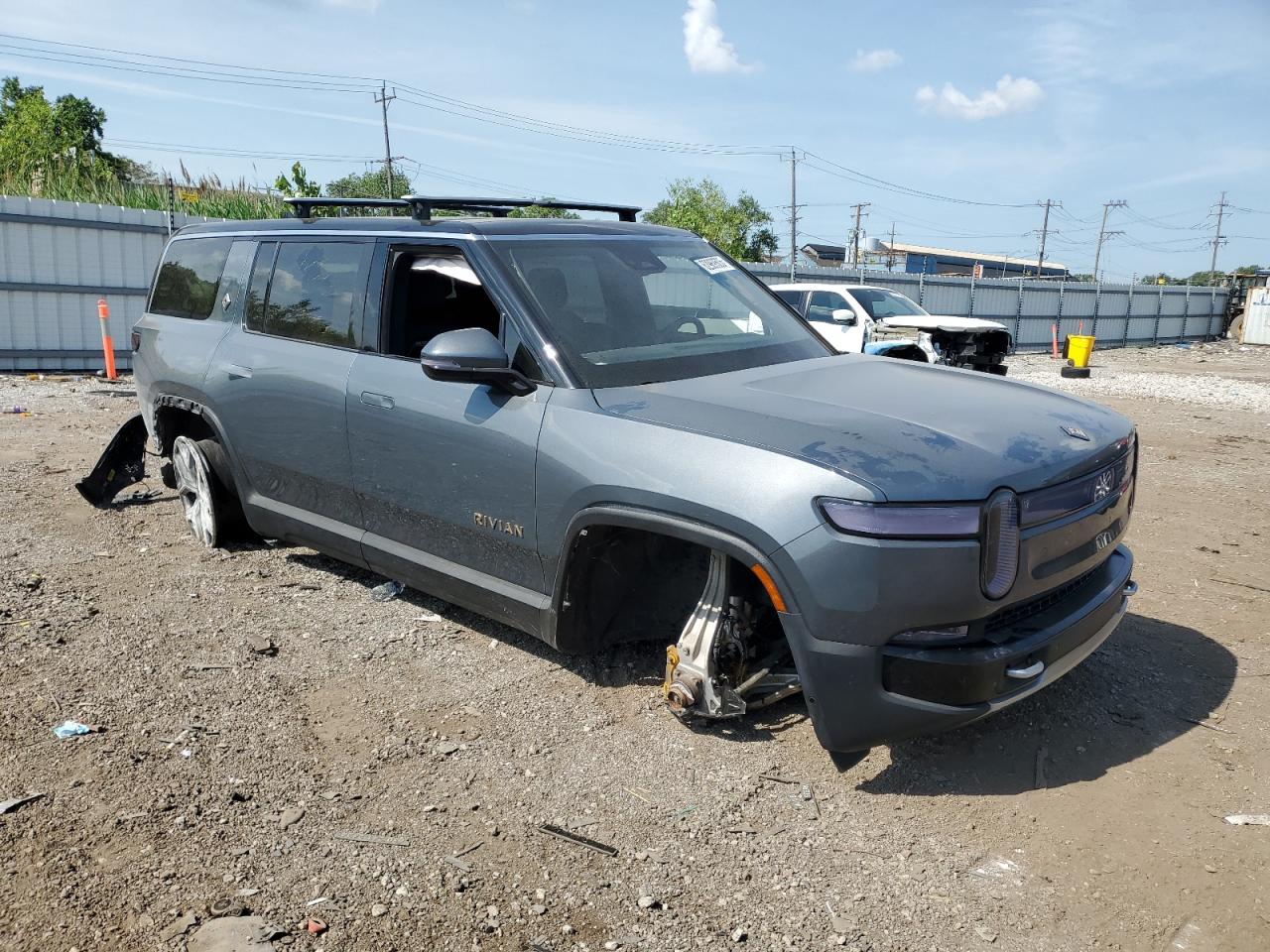 2022 Rivian R1s Launch Edition   Серый vin: 7PDSGABL0NN001282