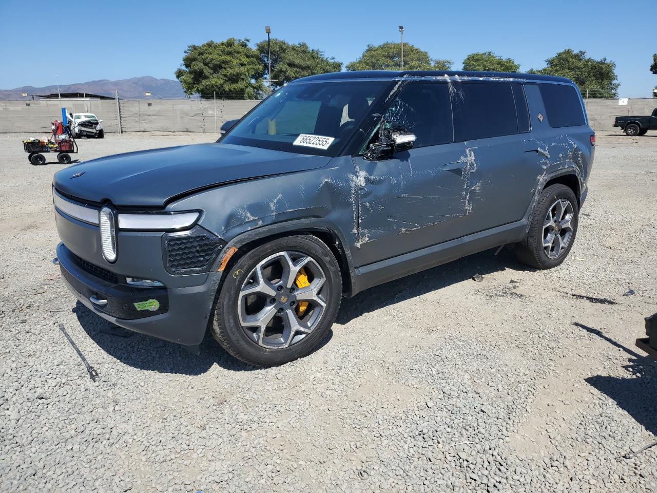 2022 Rivian R1s Launch Edition   Gray vin: 7PDSGABLXNN002648