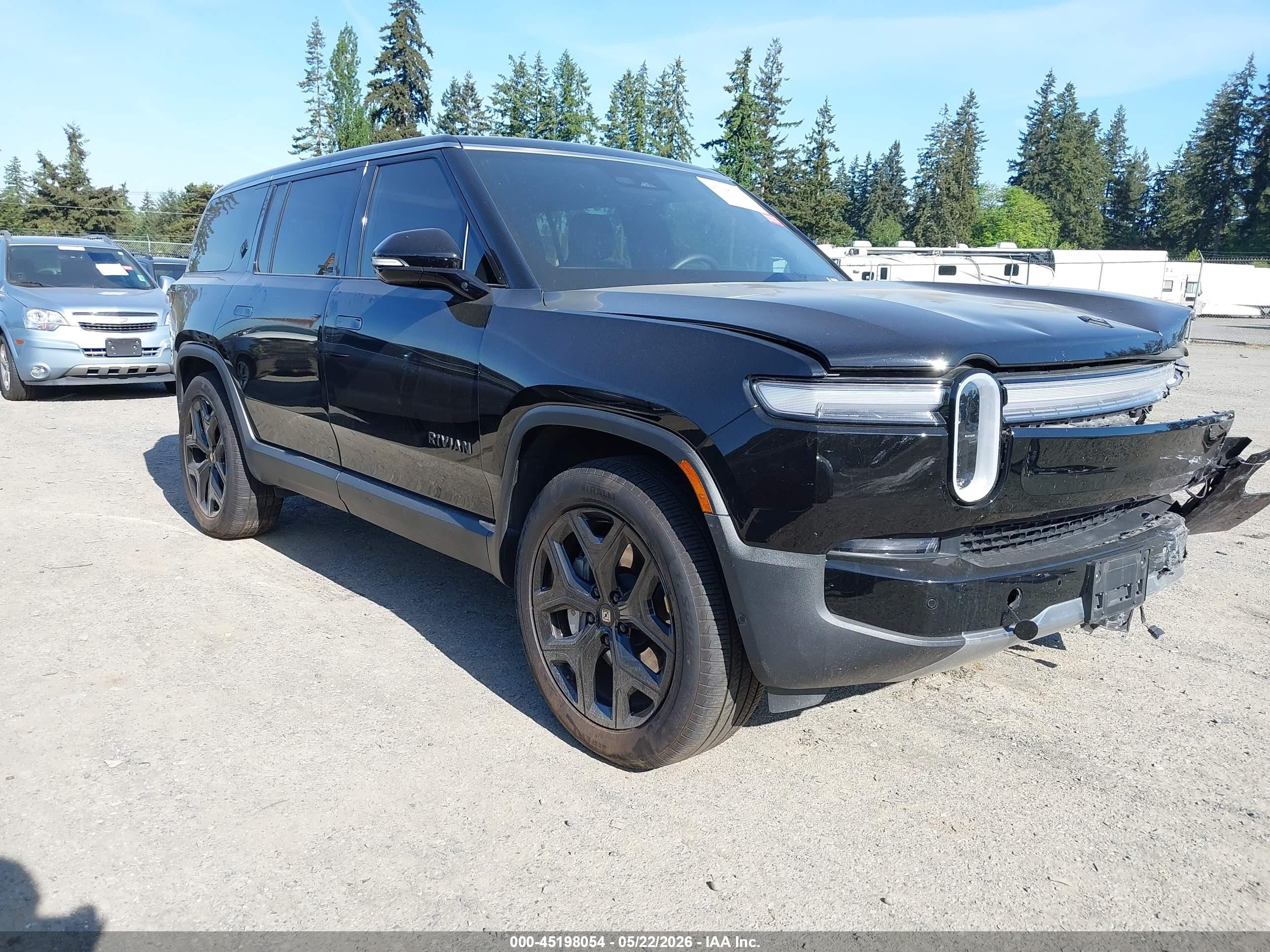 2025 Rivian R1s Adventure Dual Motor Large Pack/adventure Dual Motor Max Pack Black vin: 7PDSGBBA6SN061180