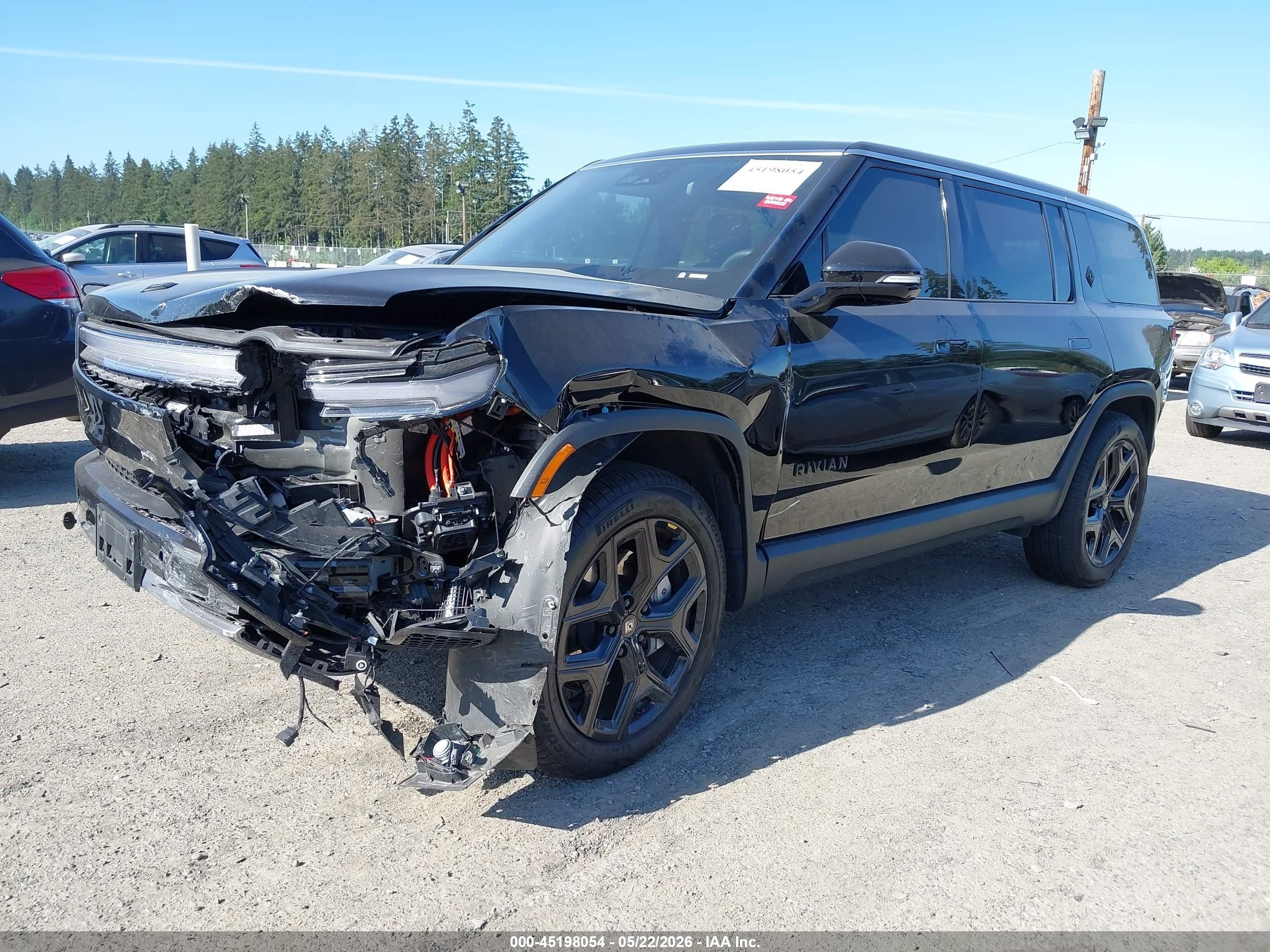 2025 Rivian R1s Adventure Dual Motor Large Pack/adventure Dual Motor Max Pack Black vin: 7PDSGBBA6SN061180