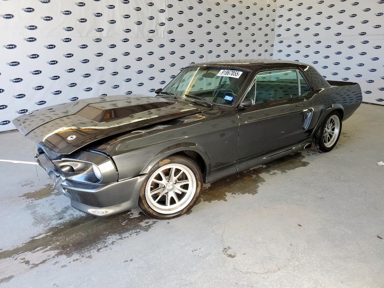 1967 Ford Mustang Black vin: 7R01C160248