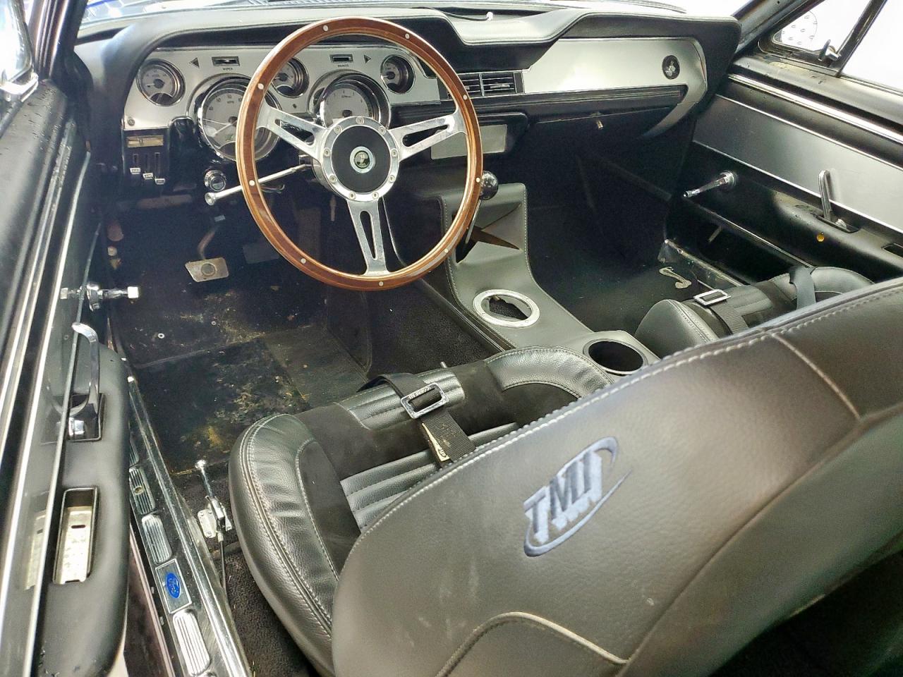 1967 Ford Mustang Black vin: 7R01C160248