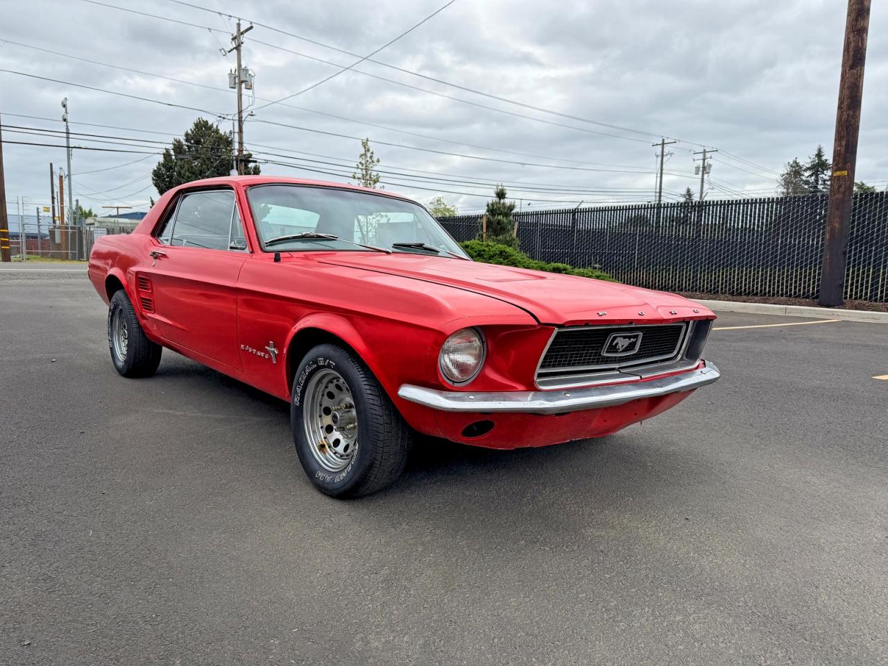 1967 Ford Mustang Red vin: 7R01T191209