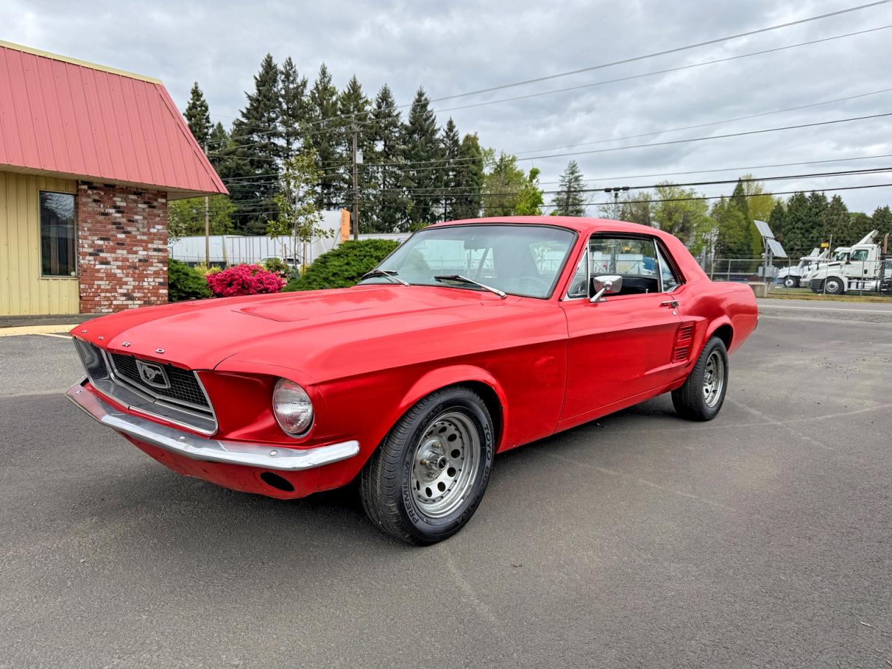 1967 Ford Mustang Red vin: 7R01T191209