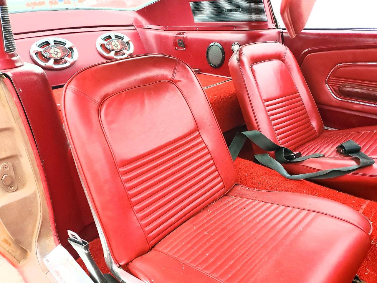1967 Ford Mustang 2 Door Coupe Red vin: 7R02A144964