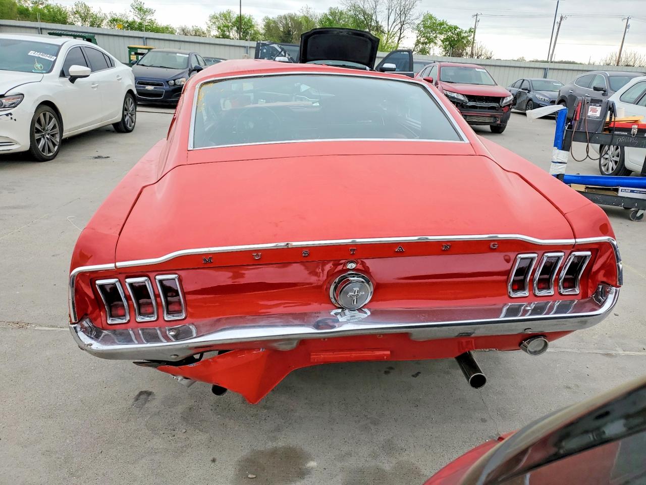 1967 Ford Mustang 2 Door Coupe Red vin: 7R02A144964