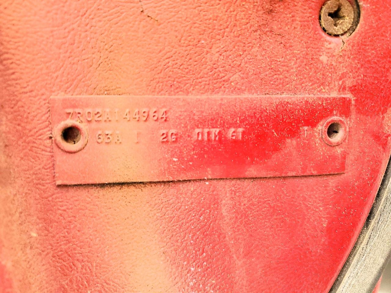 1967 Ford Mustang 2 Door Coupe Red vin: 7R02A144964