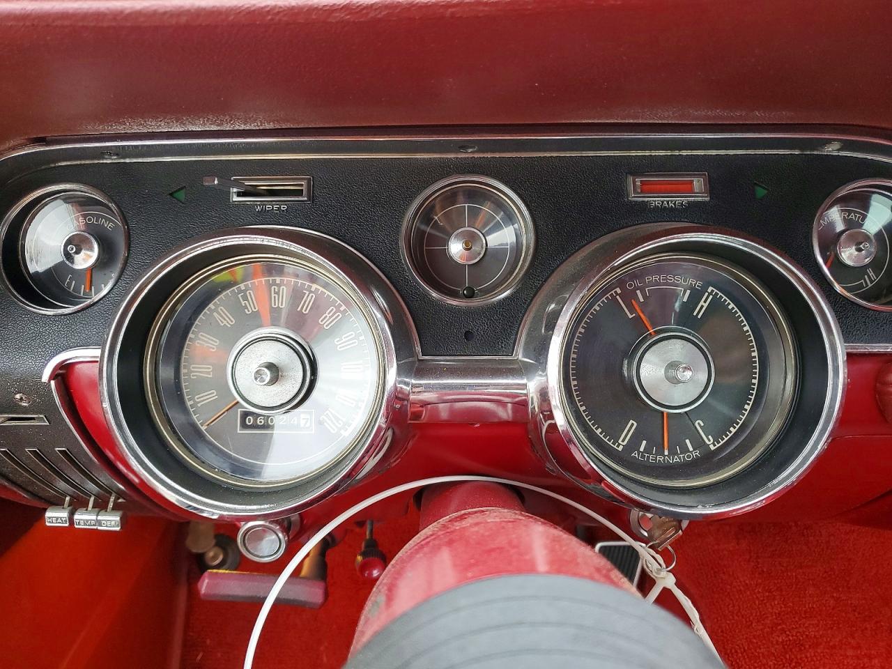 1967 Ford Mustang 2 Door Coupe Red vin: 7R02A144964