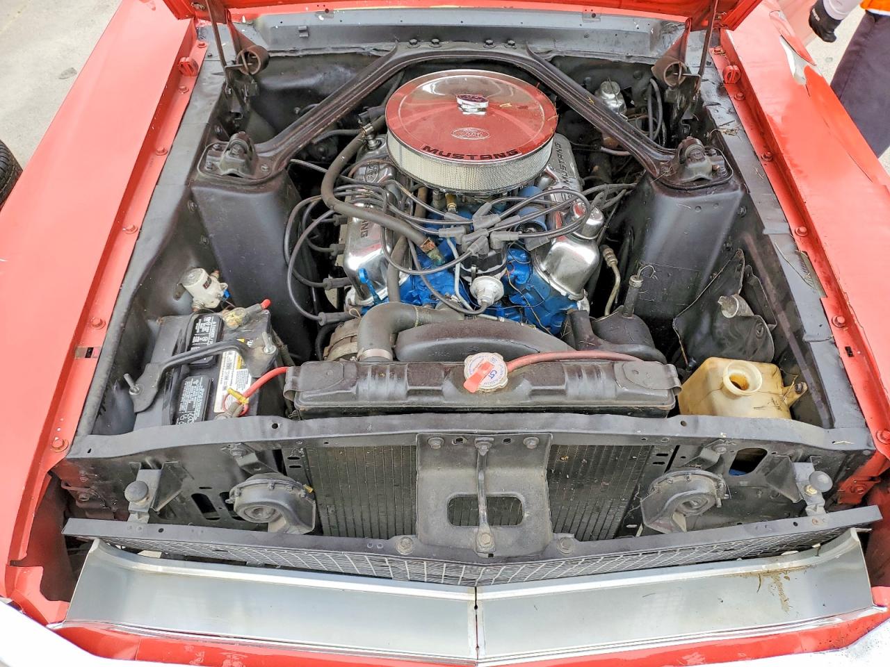 1967 Ford Mustang 2 Door Coupe Red vin: 7R02A144964