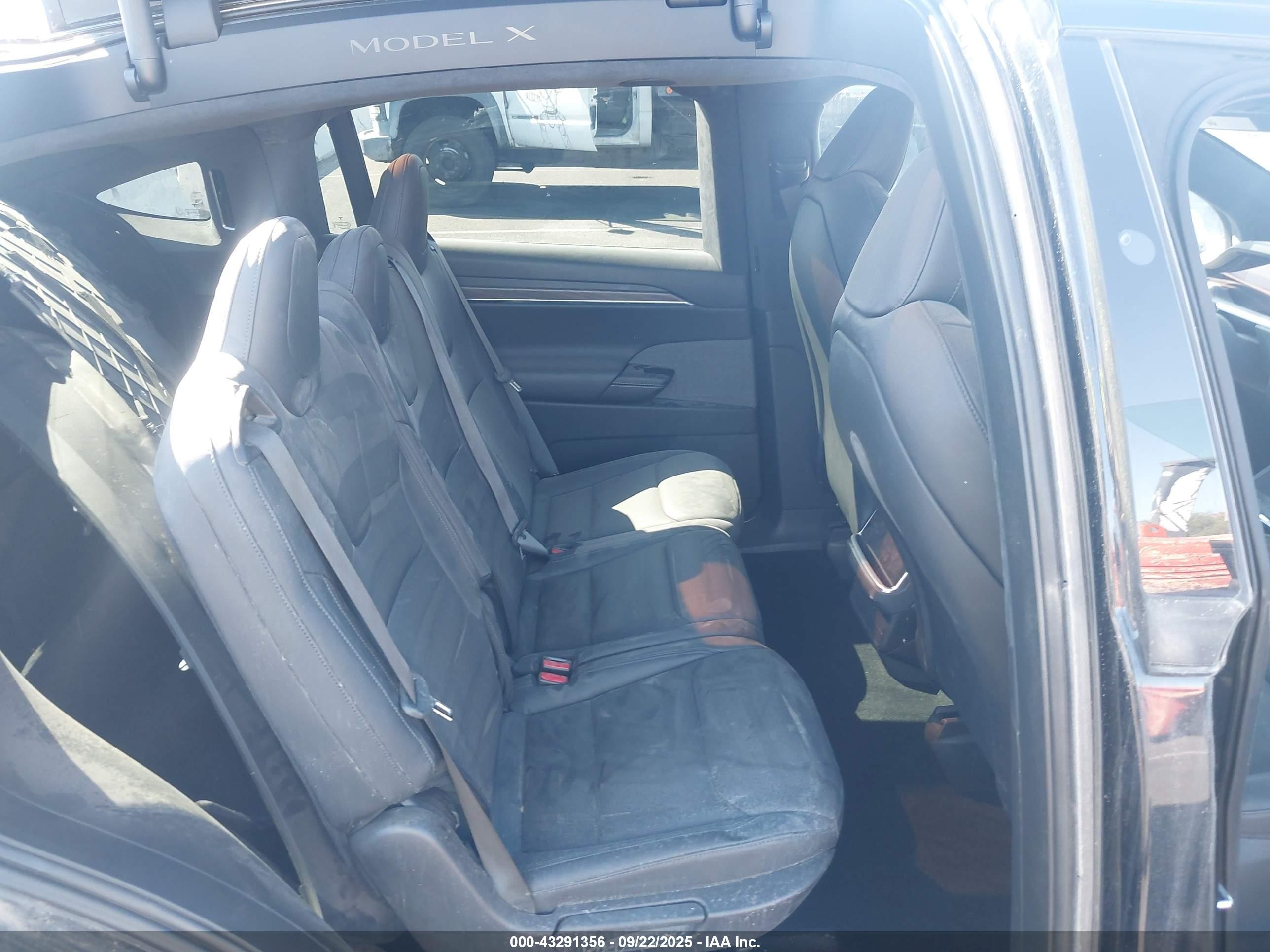 2023 Tesla Model X Dual Motor All-wheel Drive/standard Range Black vin: 7SAXCAE54PF365831