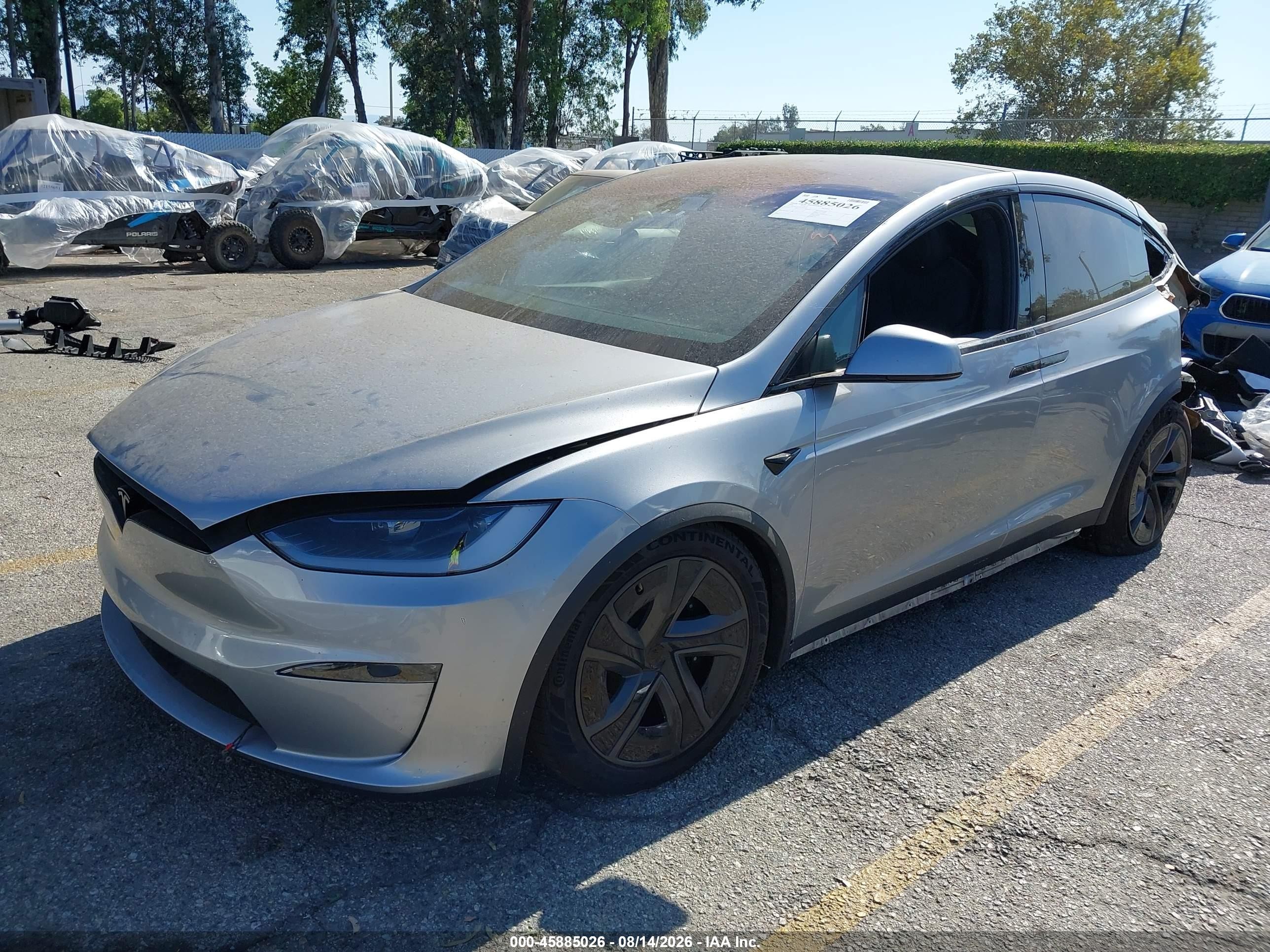2026 Tesla Model X All-wheel Drive Серебряный vin: 7SAXCAE59TF482329