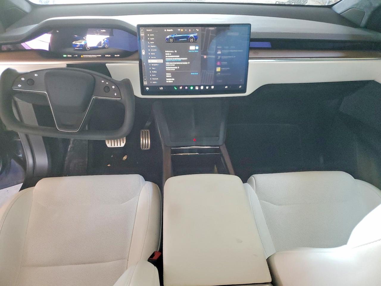 2023 Tesla Model X Blue vin: 7SAXCBE57PF378367