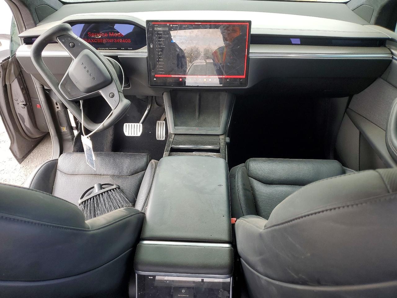 2022 Tesla Model X Угольный vin: 7SAXCBE67NF349408