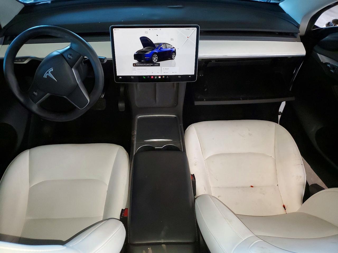 2023 Tesla Model Y Синий vin: 7SAYGAEE0PF682627