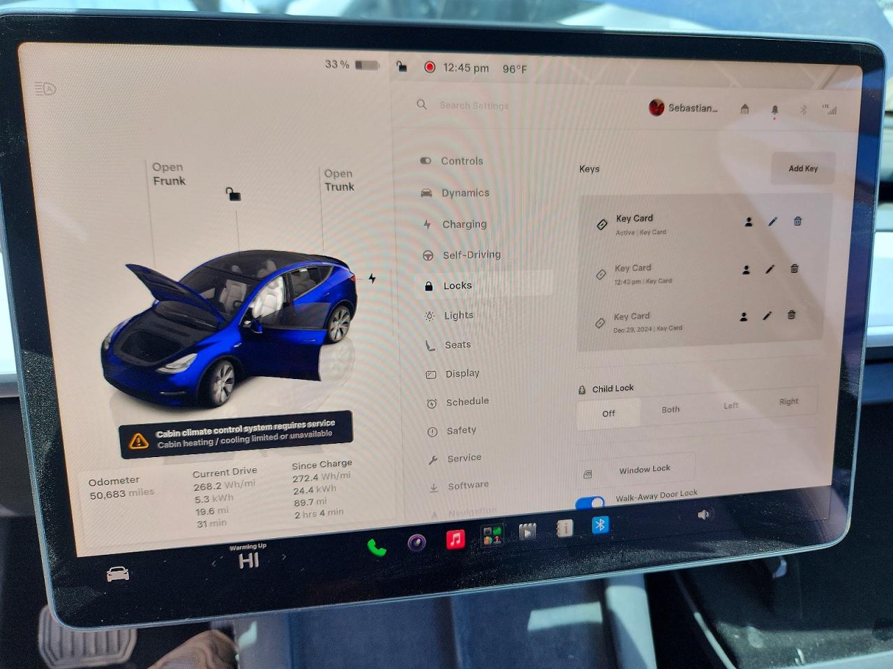 2023 Tesla Model Y Синий vin: 7SAYGAEE0PF682627
