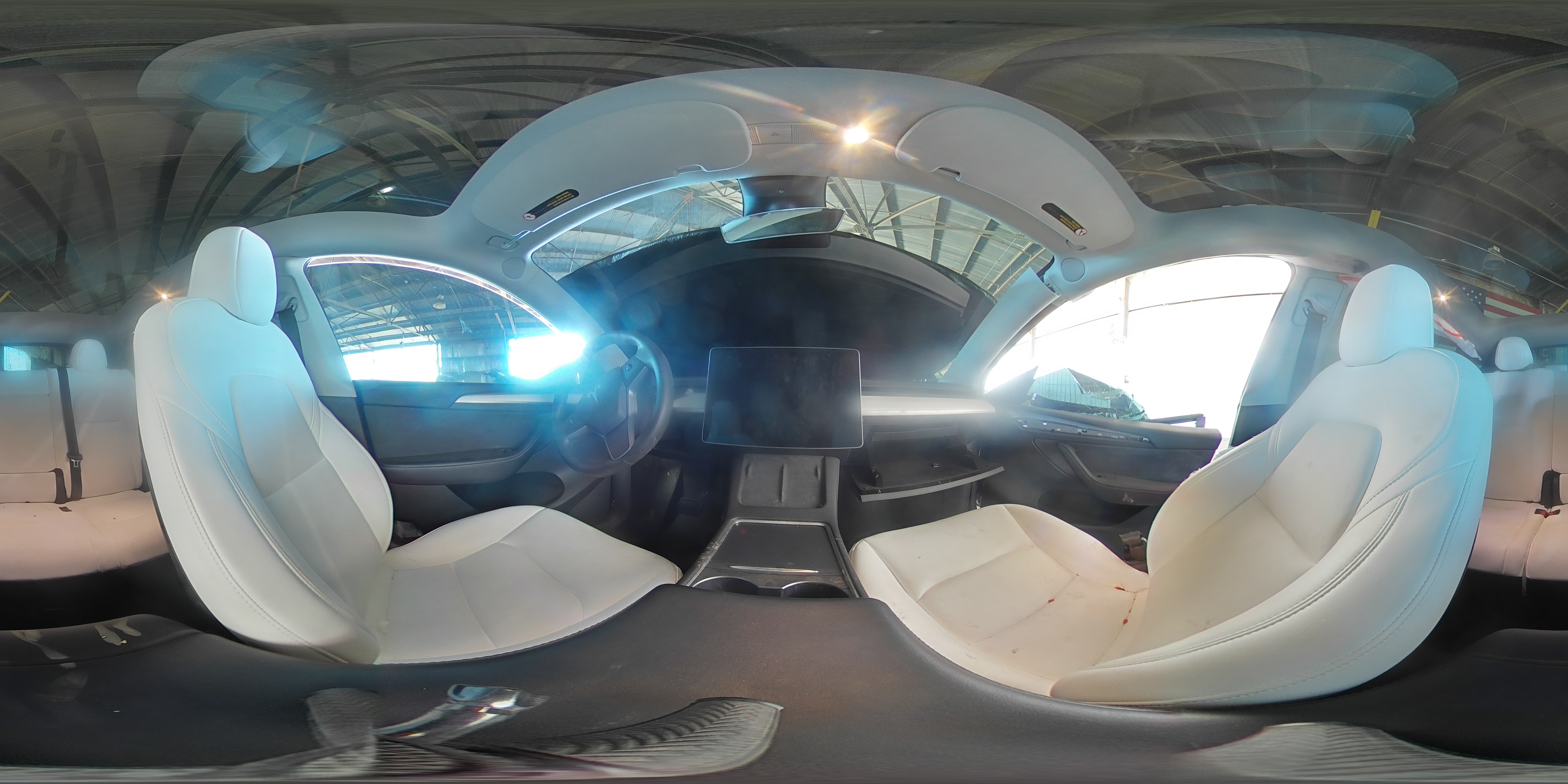 2023 Tesla Model Y Синий vin: 7SAYGAEE0PF682627